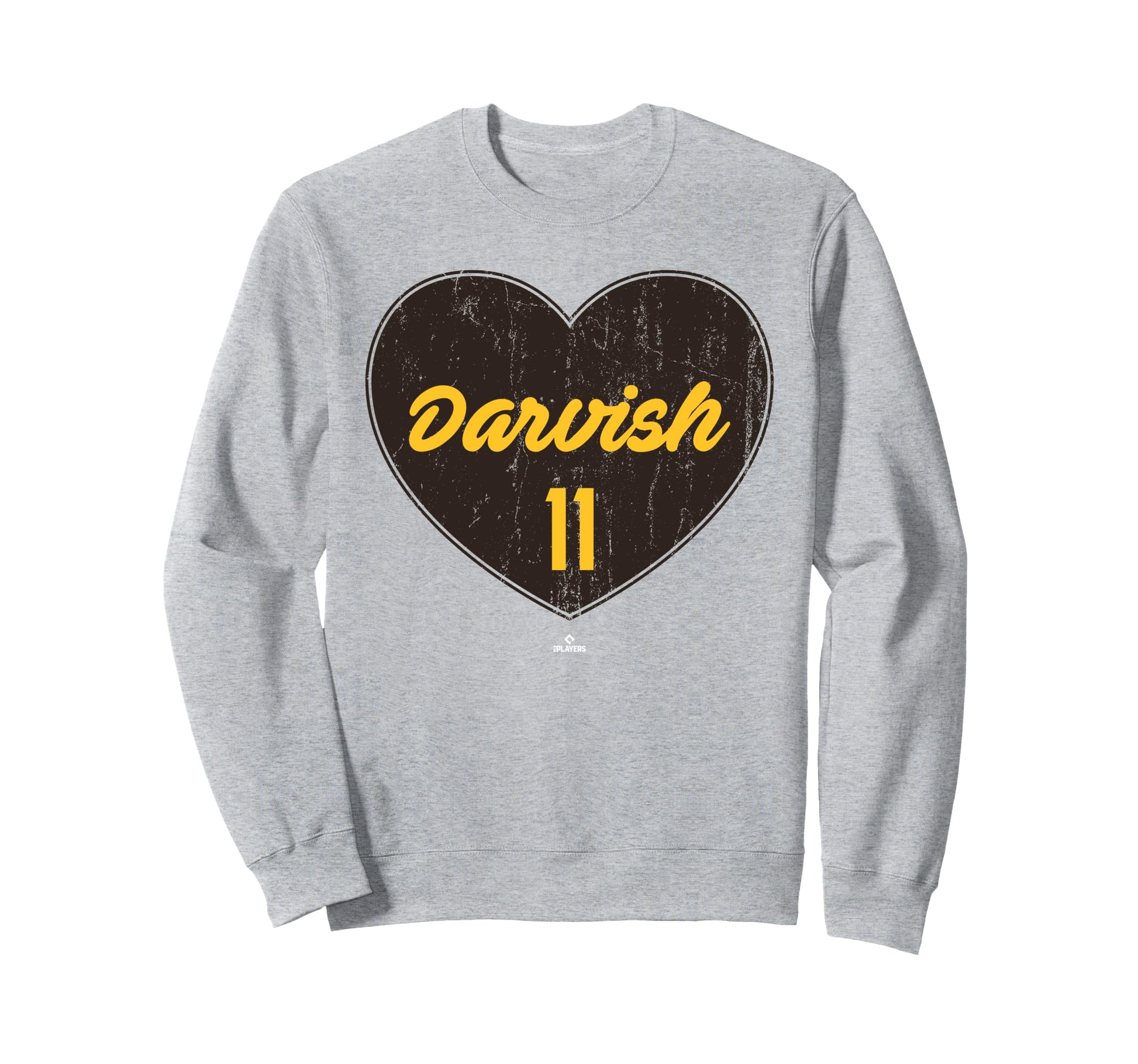 Distressed Heart Yu Darvish San Sweatshirt - Unique Graphic Men Women - T-Shirt, Sweatshirt, Hoodie