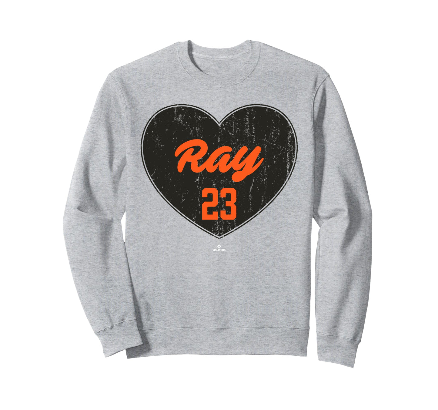 Distressed Heart Robbie Ray San Sweatshirt - Graphic Print Men Women - T-Shirt, Sweatshirt, Hoodie