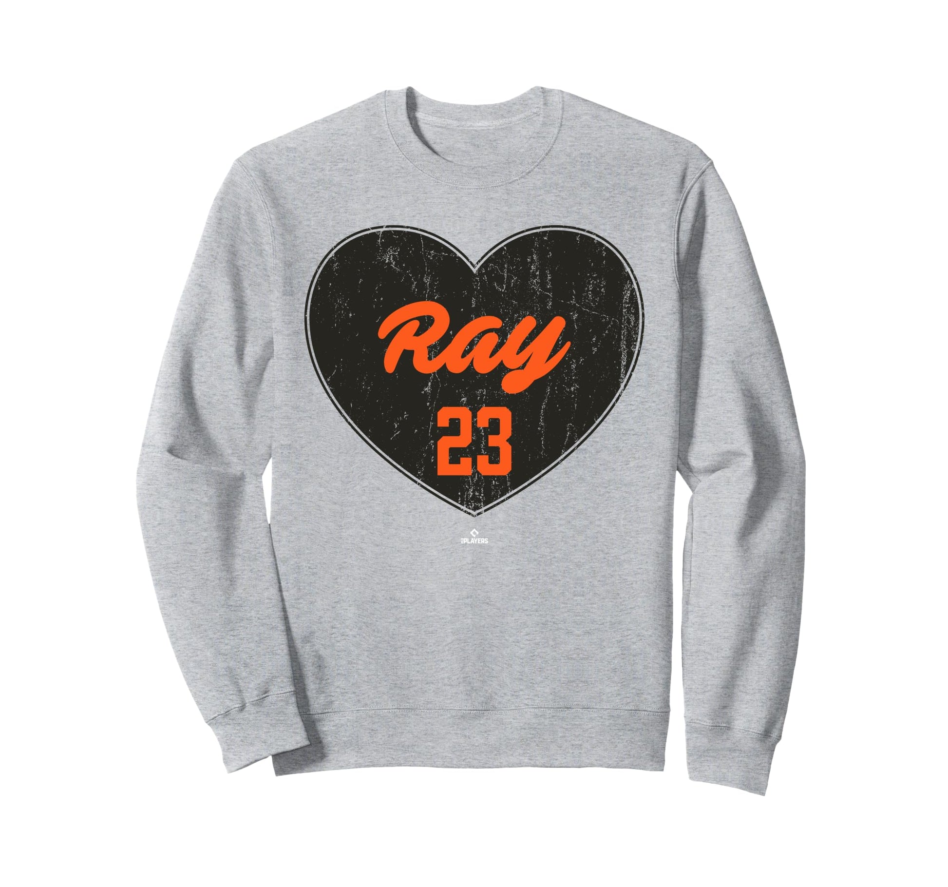 Distressed Heart Robbie Ray San Sweatshirt - Graphic Print Men Women - T-Shirt, Sweatshirt, Hoodie