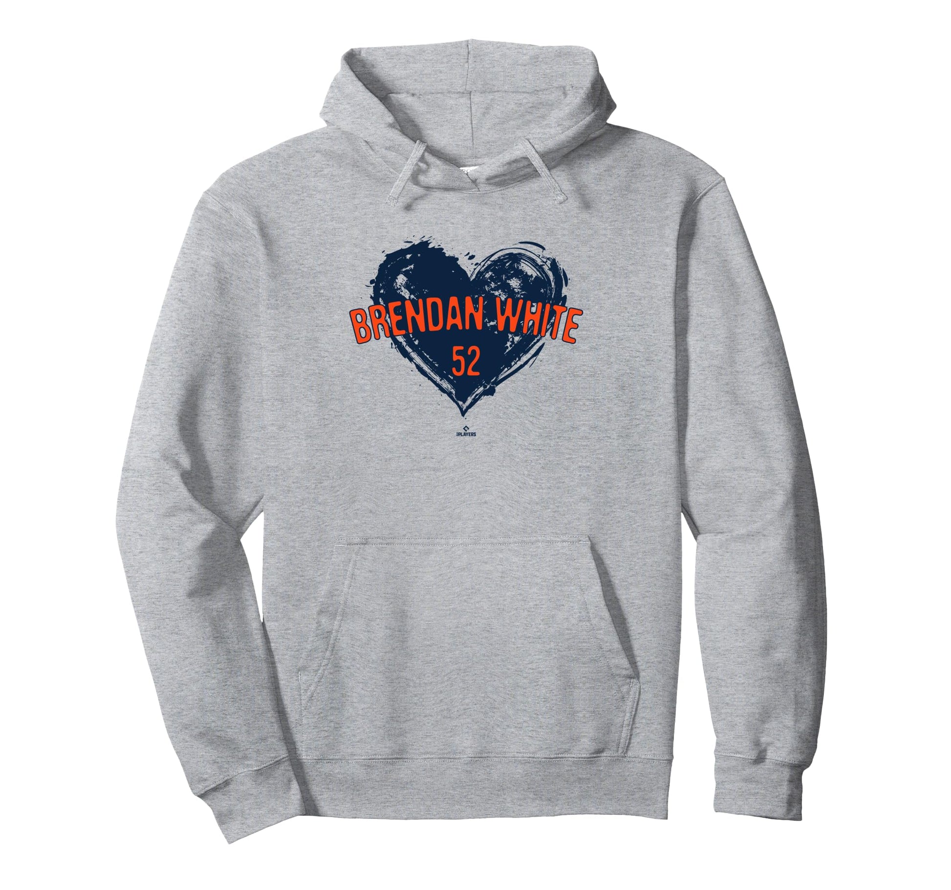 Distressed Heart Brendan White Detroit Hoodie - Trendy Graphic Unisex - T-Shirt, Sweatshirt, Hoodie