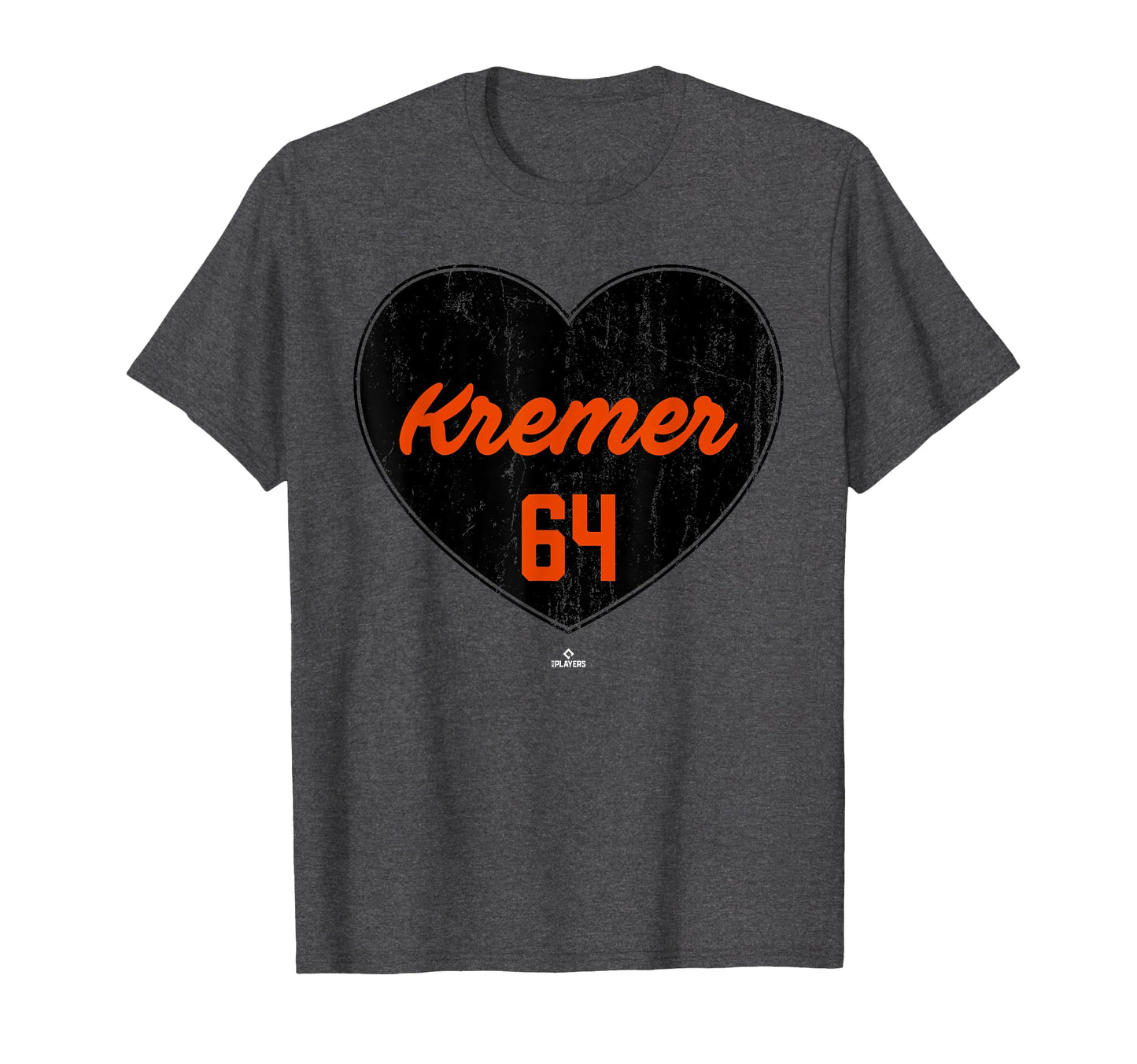 Distressed Heart Dean Kremer Baltimore T-Shirt - Fun Novelty Design Unisex - T-Shirt, Sweatshirt, Hoodie