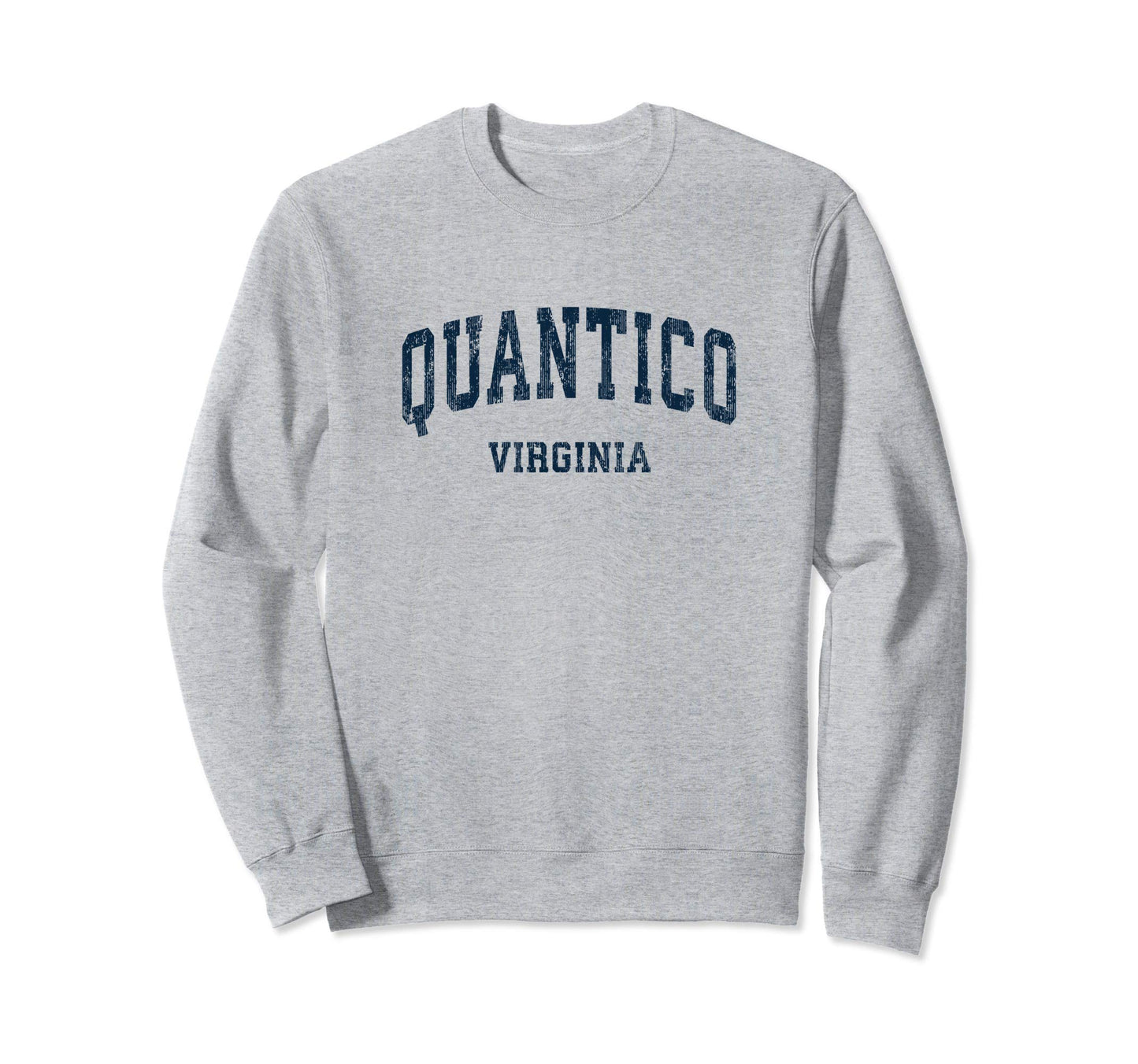 Quantico Virginia Va Varsity Sweatshirt - Minimalist Print for Adults - T-Shirt, Sweatshirt, Hoodie