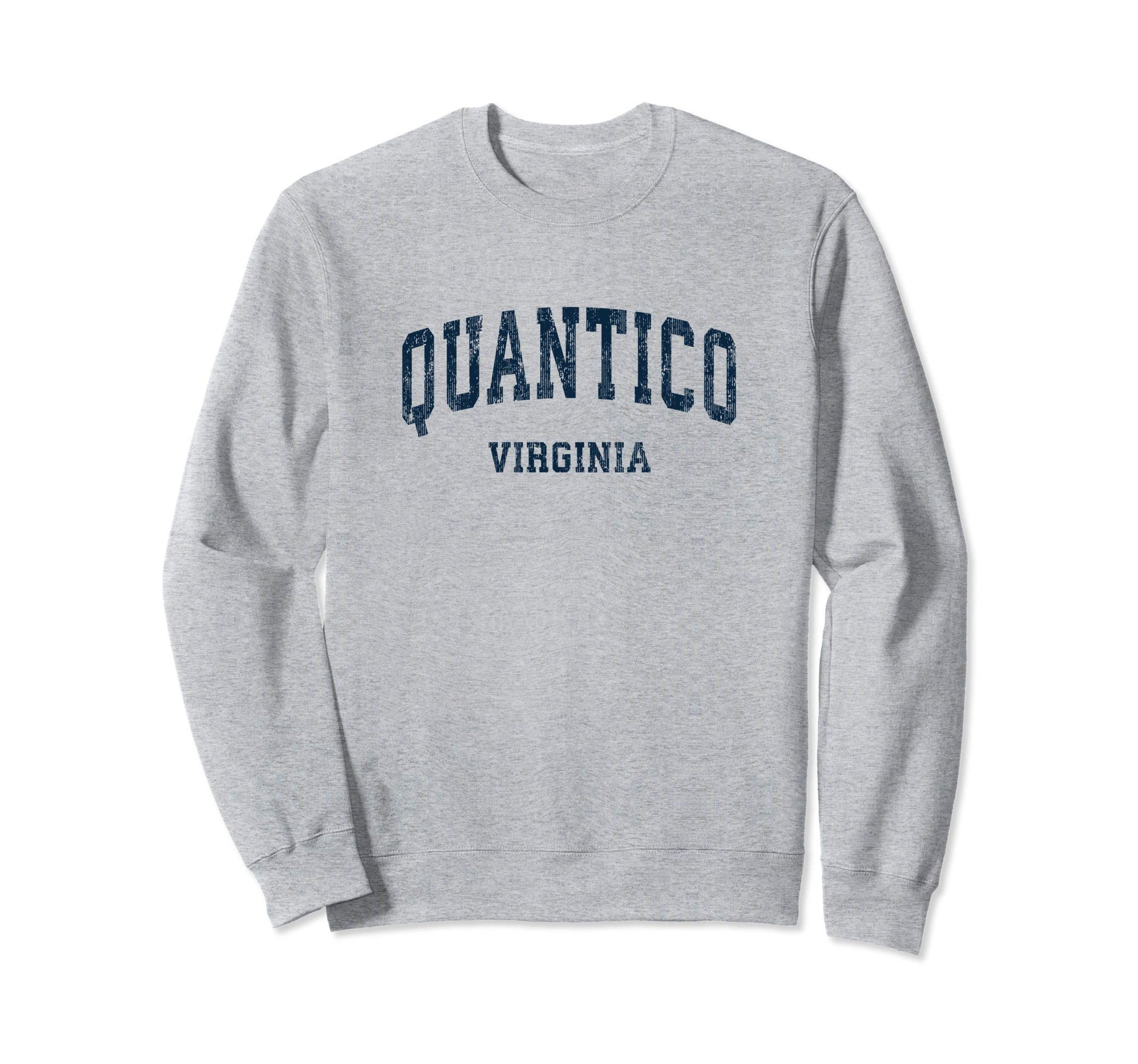 Quantico Virginia Va Varsity Sweatshirt - Minimalist Print for Adults - T-Shirt, Sweatshirt, Hoodie