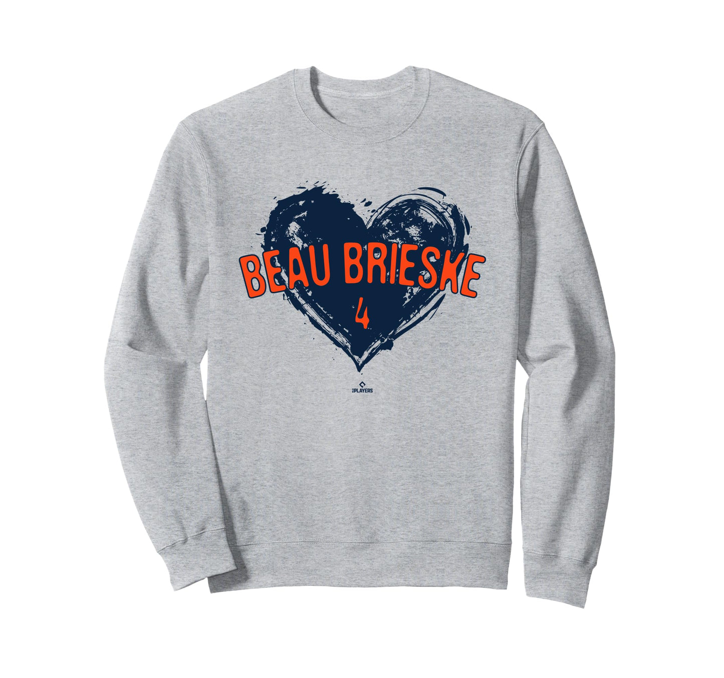 Distressed Heart Beau Brieske Detroit Sweatshirt - Graphic Print Unisex - T-Shirt, Sweatshirt, Hoodie