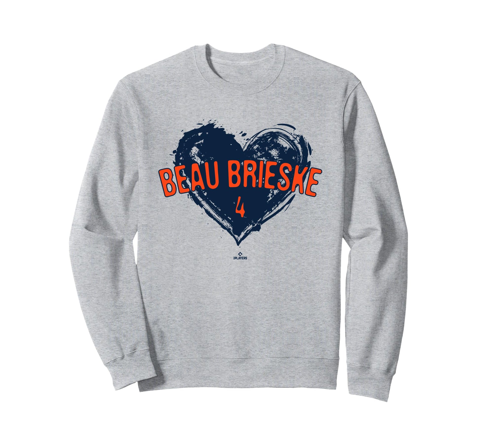 Distressed Heart Beau Brieske Detroit Sweatshirt - Graphic Print Unisex - T-Shirt, Sweatshirt, Hoodie