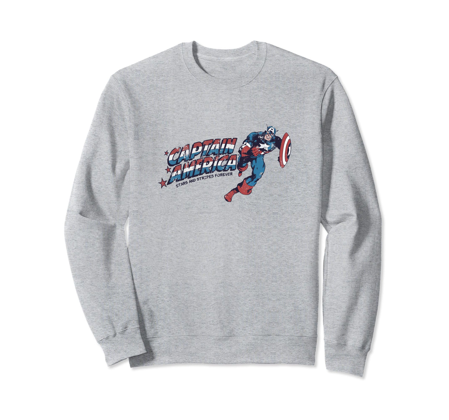 Marvel Comics Stars Stripes Sweatshirt - Minimalist Print Men Women - T-Shirt, Sweatshirt, Hoodie