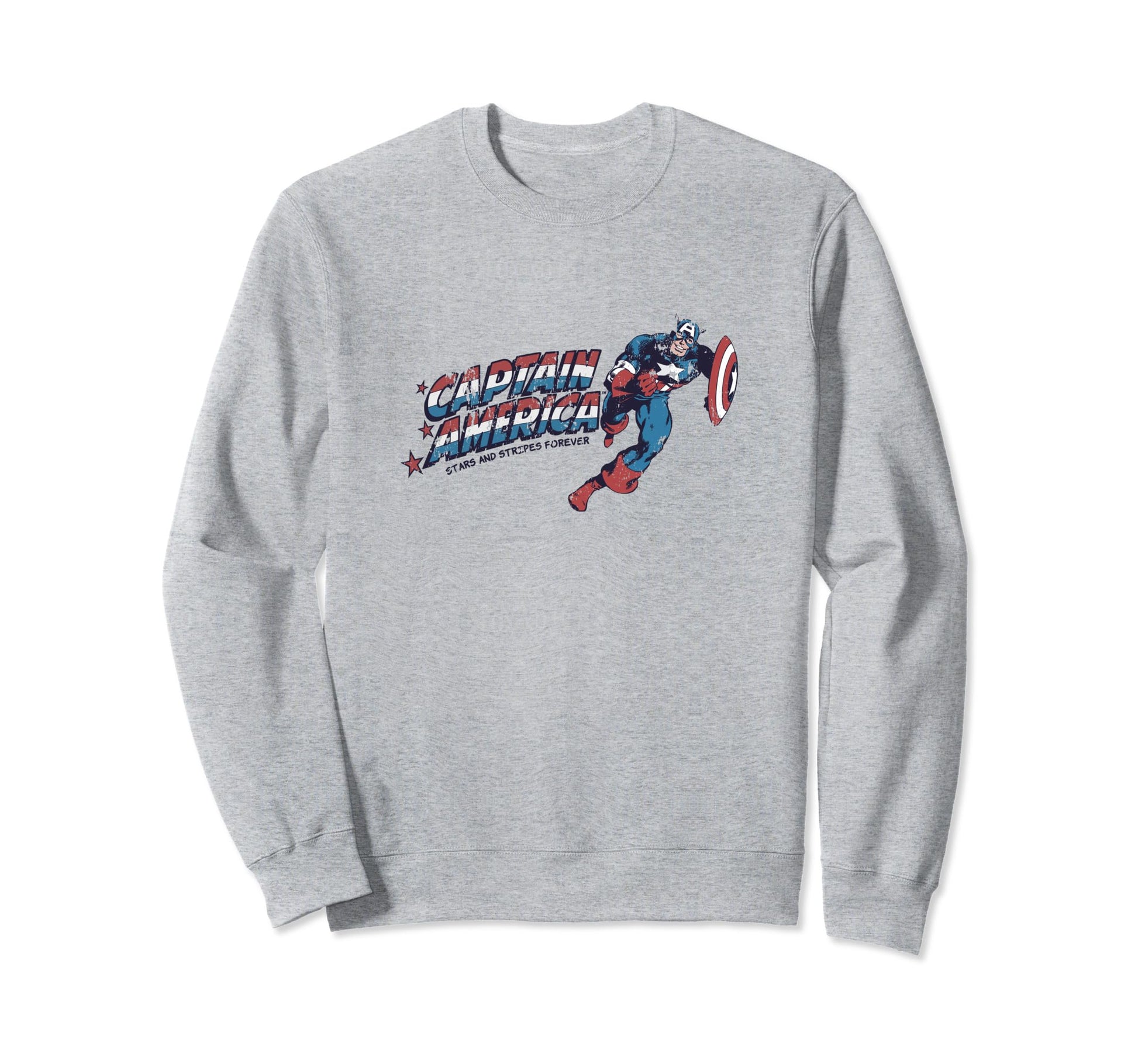 Marvel Comics Stars Stripes Sweatshirt - Minimalist Print Men Women - T-Shirt, Sweatshirt, Hoodie