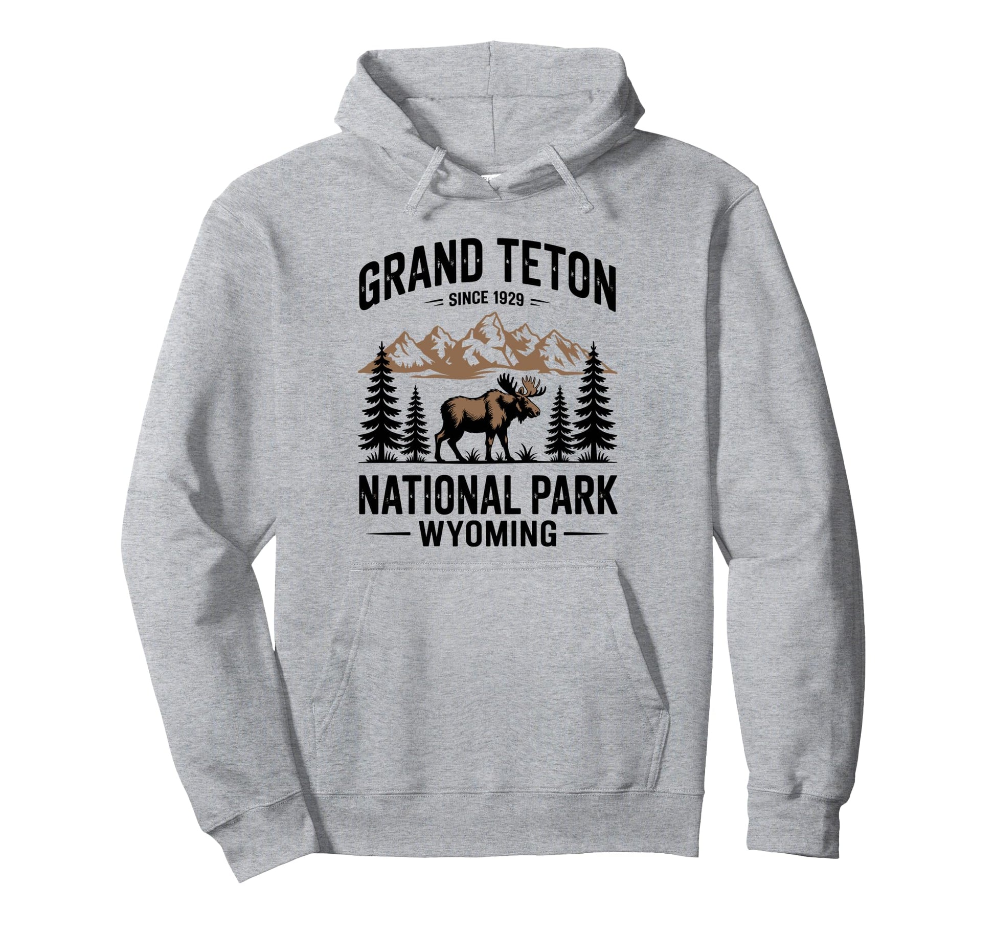 Grand Teton National Park Hoodie - Casual Everyday Wear for Adults - T-Shirt, Sweatshirt, Hoodie