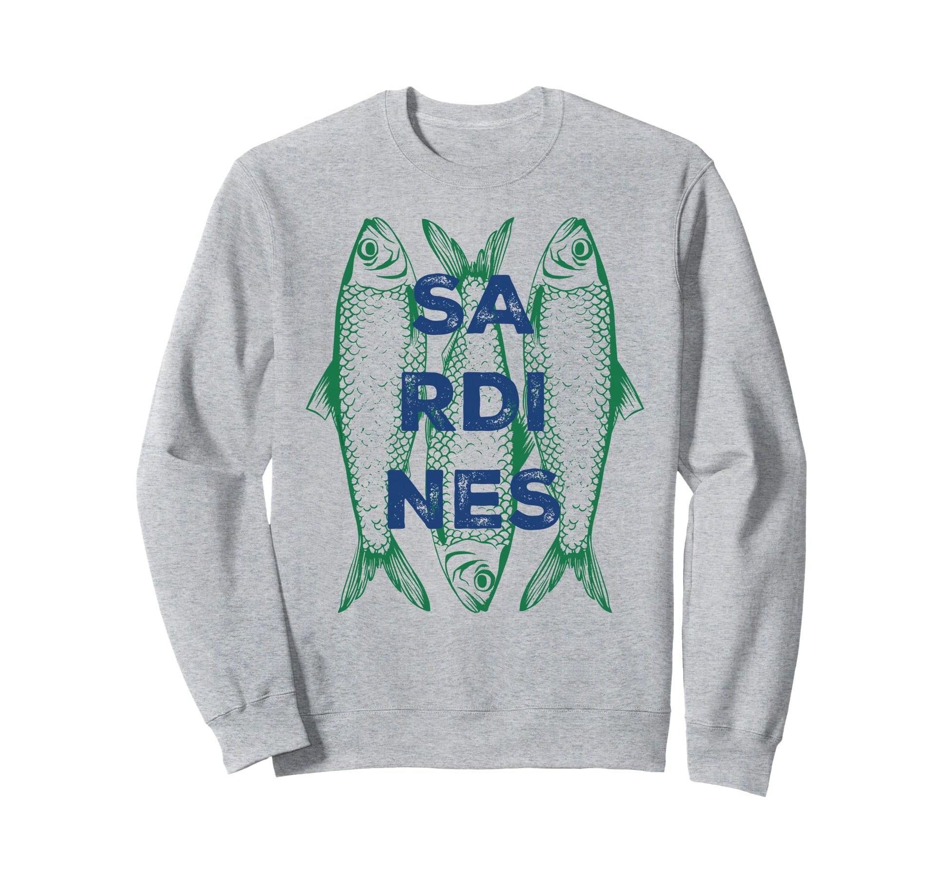 Sardines Illustration Trio Minimalist Sweatshirt - Minimalist Print Unisex - T-Shirt, Sweatshirt, Hoodie