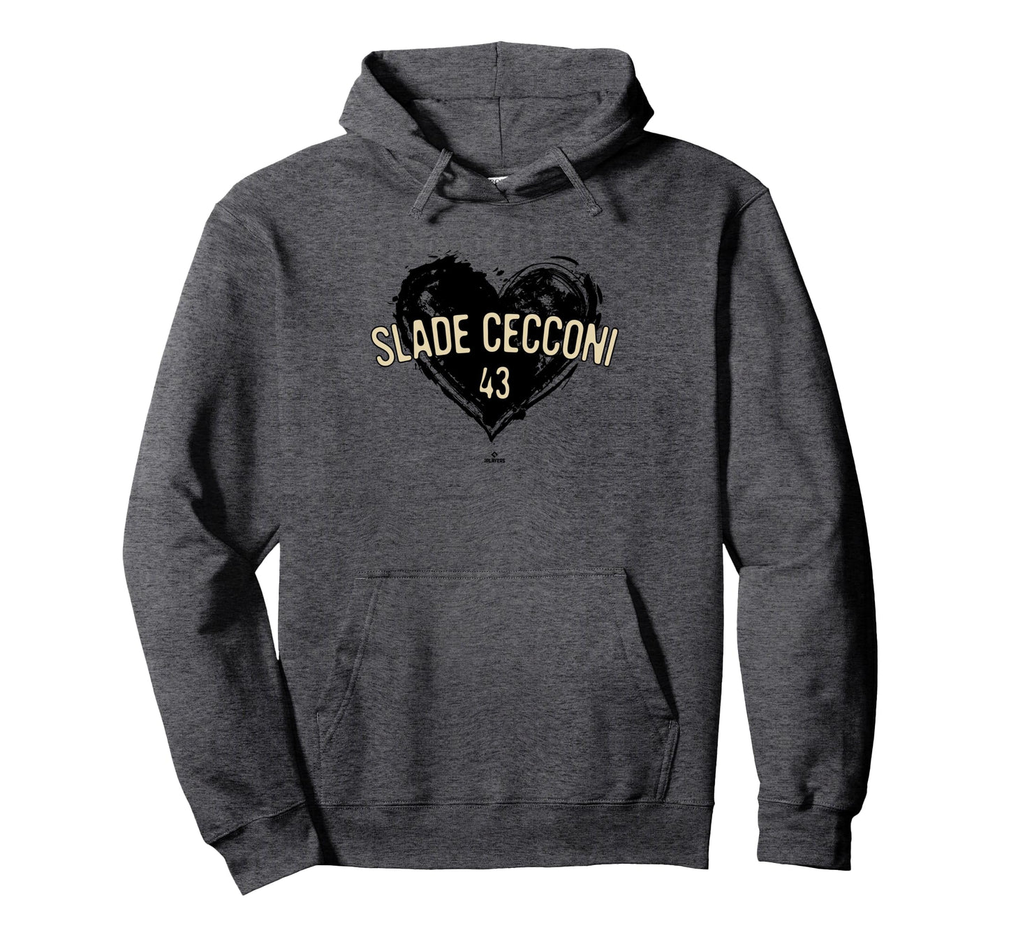 Distressed Heart Slade Cecconi Hoodie - Minimalist Print for Adults - T-Shirt, Sweatshirt, Hoodie