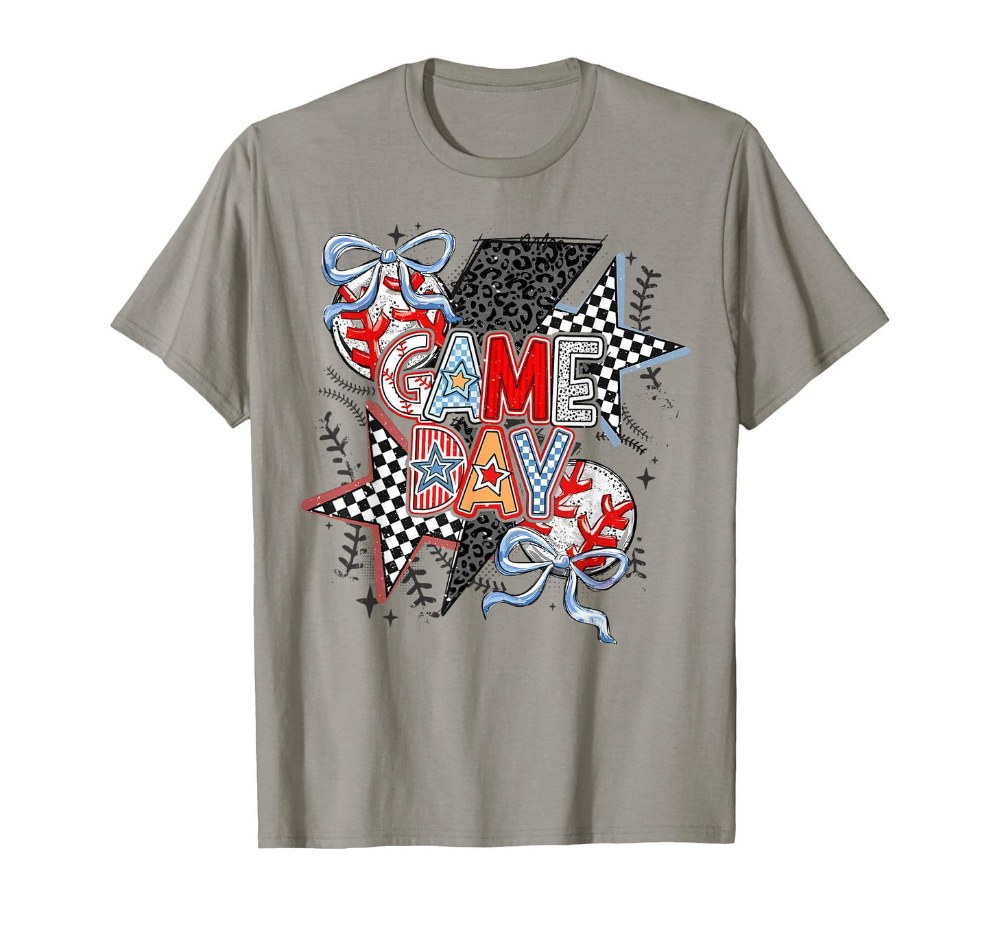 Baseball Player Game Day Leopard Cheetah T-Shirt - Graphic Print Unisex - T-Shirt, Sweatshirt, Hoodie