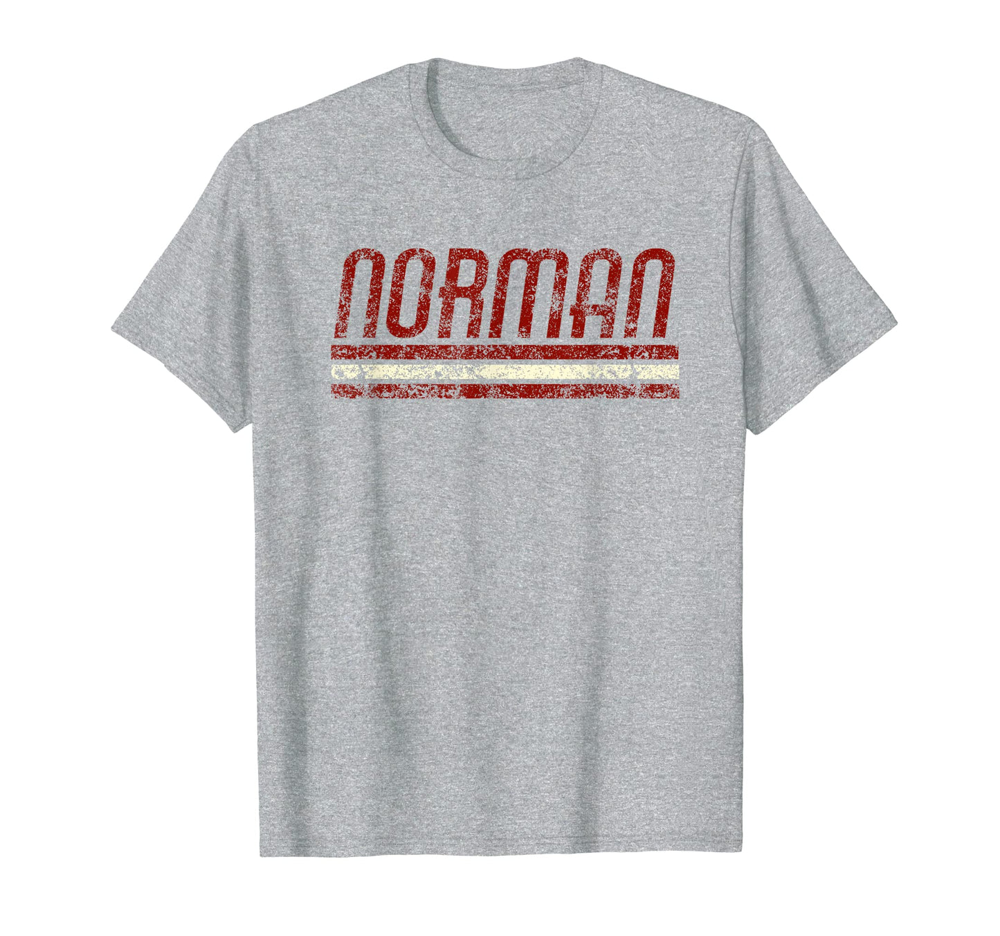 Norman Oklahoma Weathered Stripe T-Shirt - Unique Graphic Men Women - T-Shirt, Sweatshirt, Hoodie