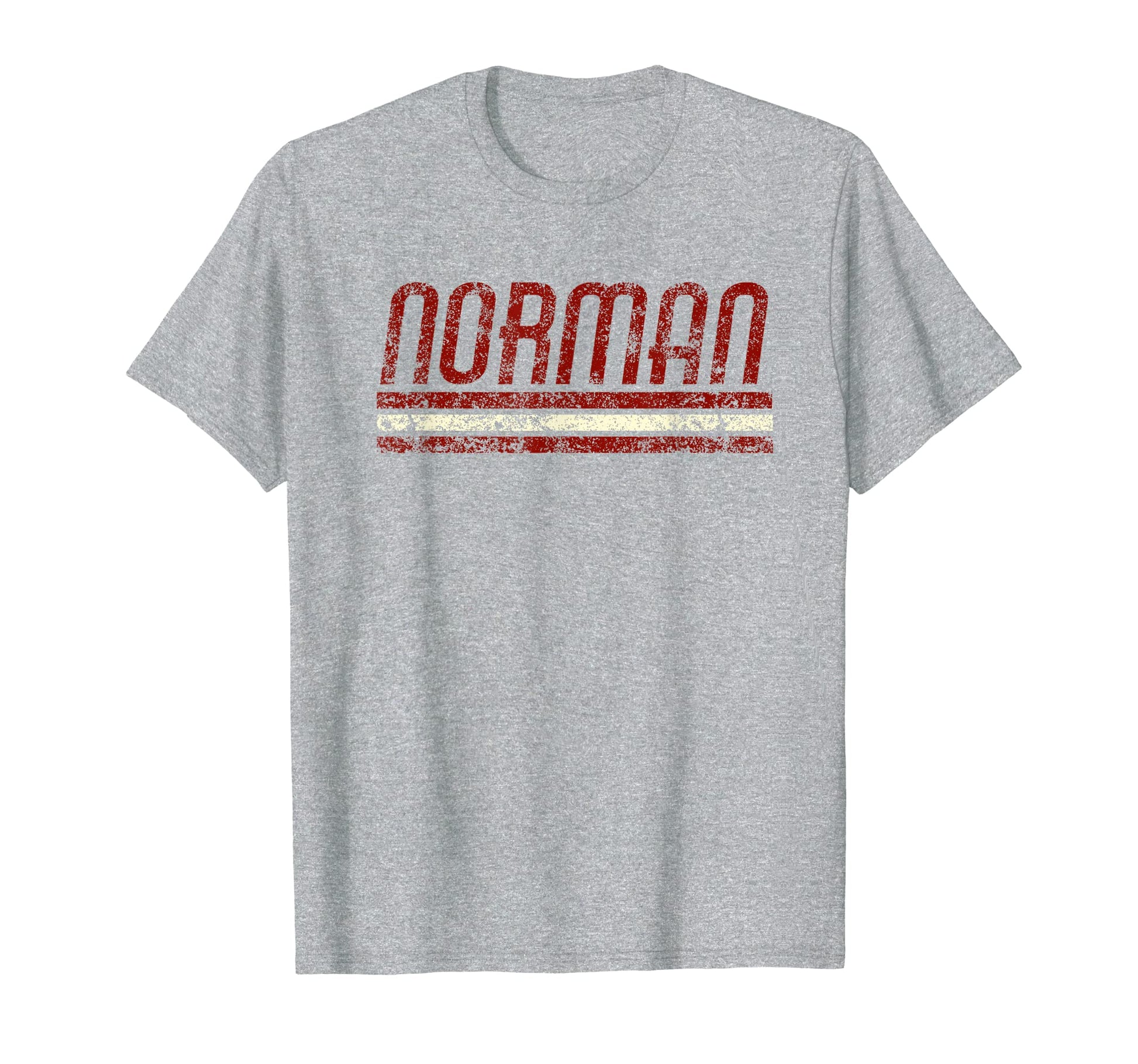 Norman Oklahoma Weathered Stripe T-Shirt - Unique Graphic Men Women - T-Shirt, Sweatshirt, Hoodie