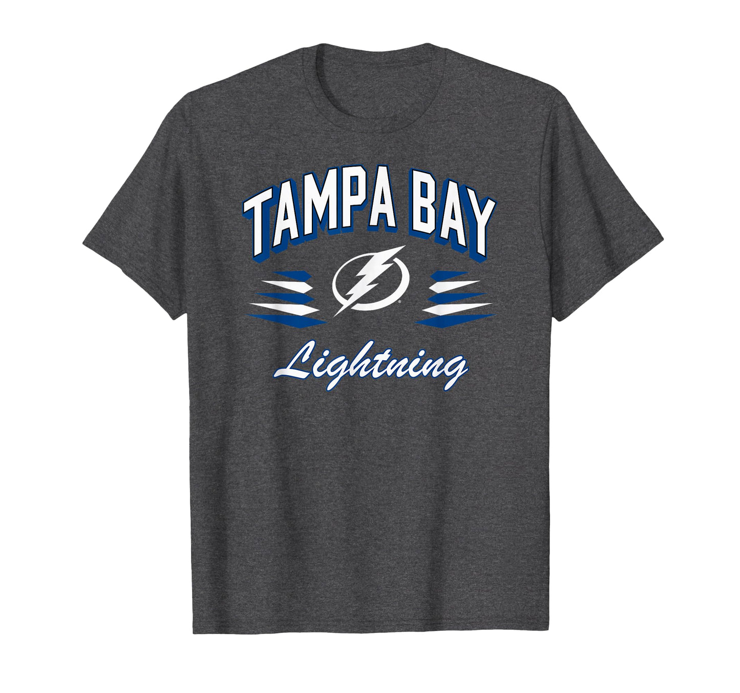 Tampa Bay Lightning Diamond Dark Heather T-Shirt - Aesthetic Graphic Unisex - T-Shirt, Sweatshirt, Hoodie
