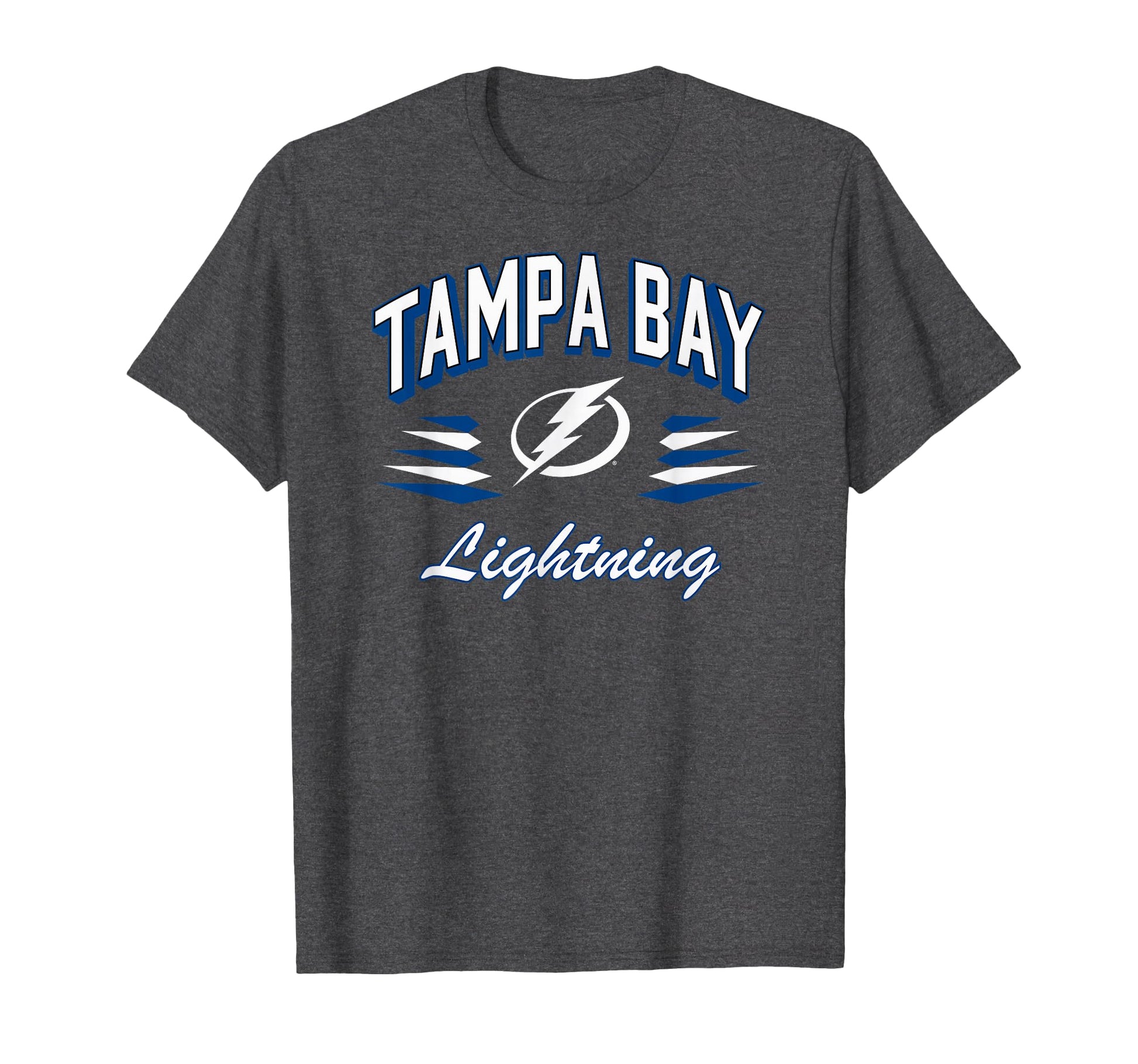 Tampa Bay Lightning Diamond Dark Heather T-Shirt - Aesthetic Graphic Unisex - T-Shirt, Sweatshirt, Hoodie