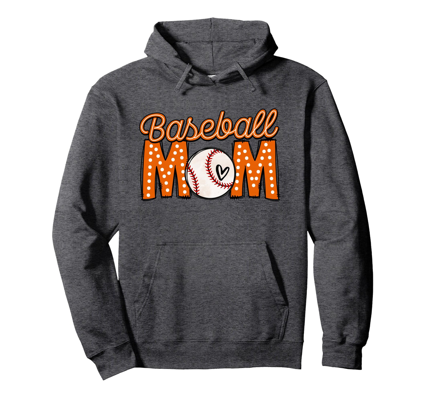 Baseball Mom Baseball Mama Player Hoodie - Minimalist Print for Adults - T-Shirt, Sweatshirt, Hoodie