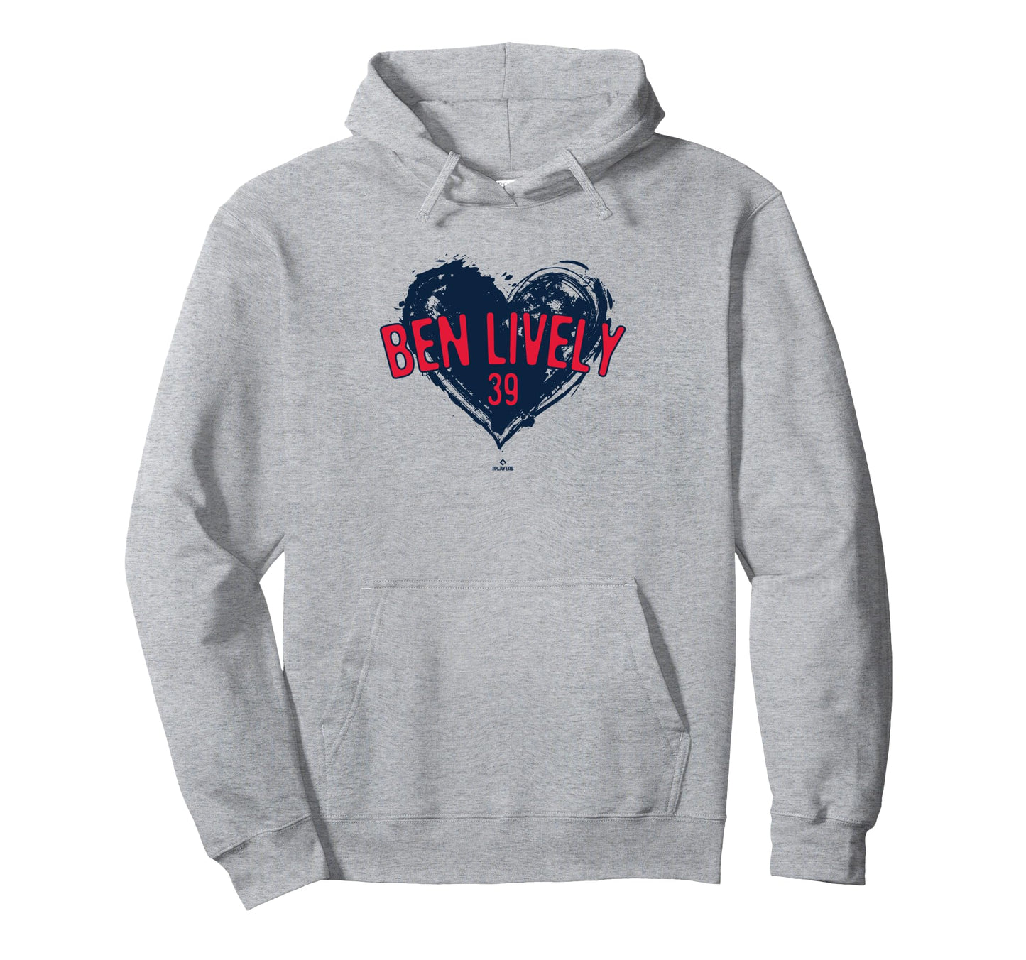 Distressed Heart Ben Lively Cleveland Hoodie - Fun Novelty Design Unisex - T-Shirt, Sweatshirt, Hoodie