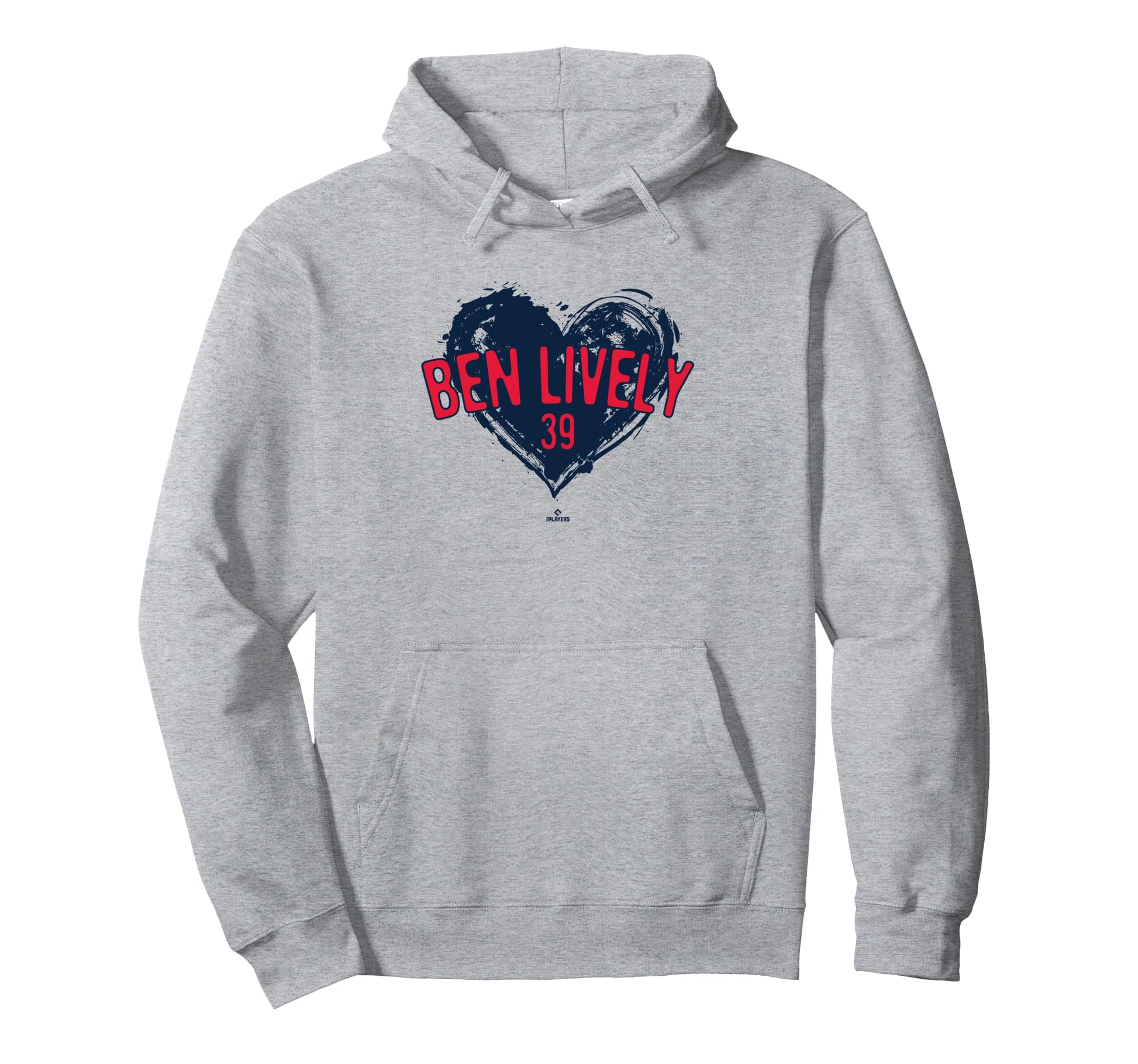 Distressed Heart Ben Lively Cleveland Hoodie - Fun Novelty Design Unisex - T-Shirt, Sweatshirt, Hoodie