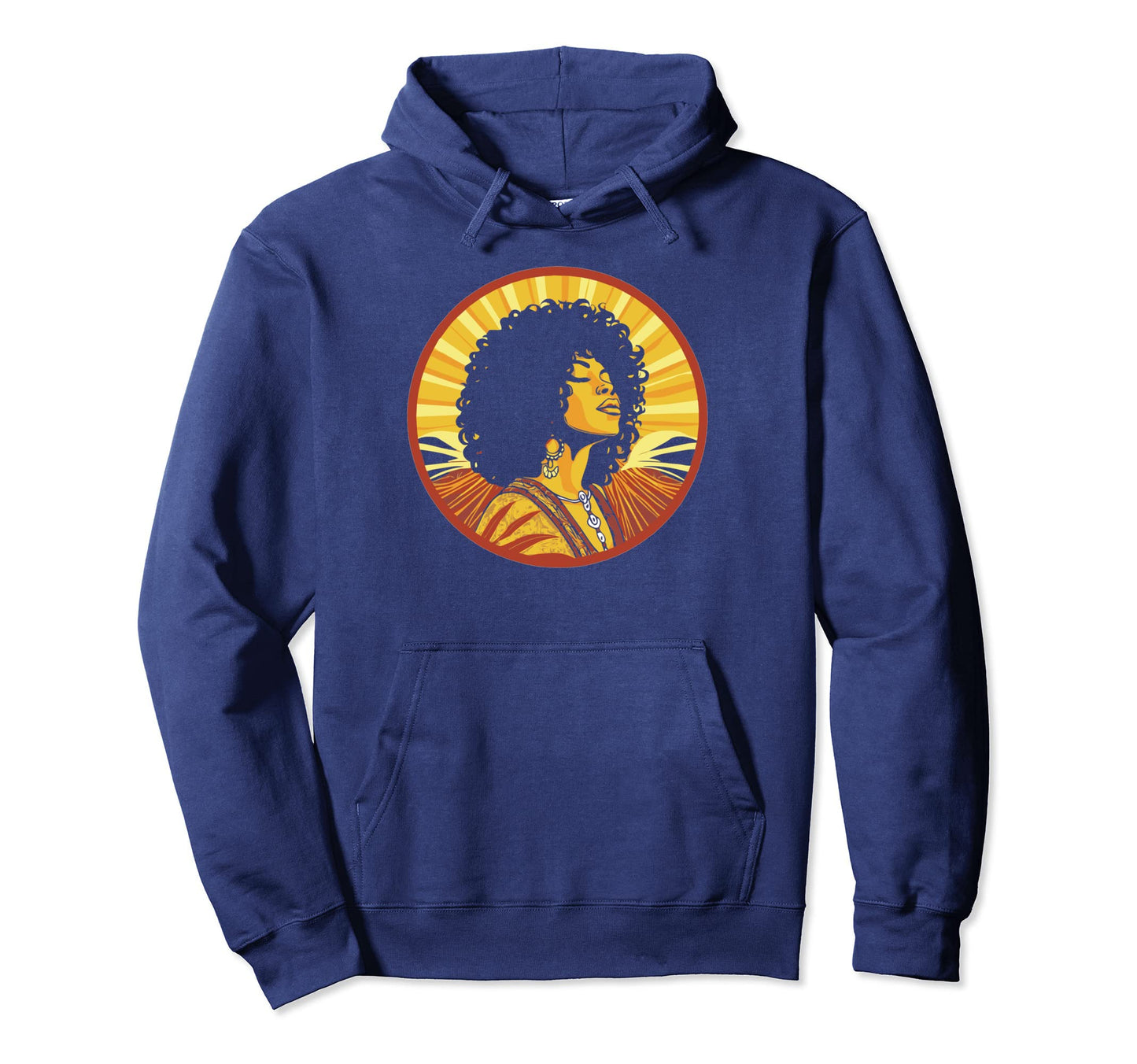 Groovy Mountain Mama Hippie 60S Hoodie - Minimalist Print for Adults - T-Shirt, Sweatshirt, Hoodie