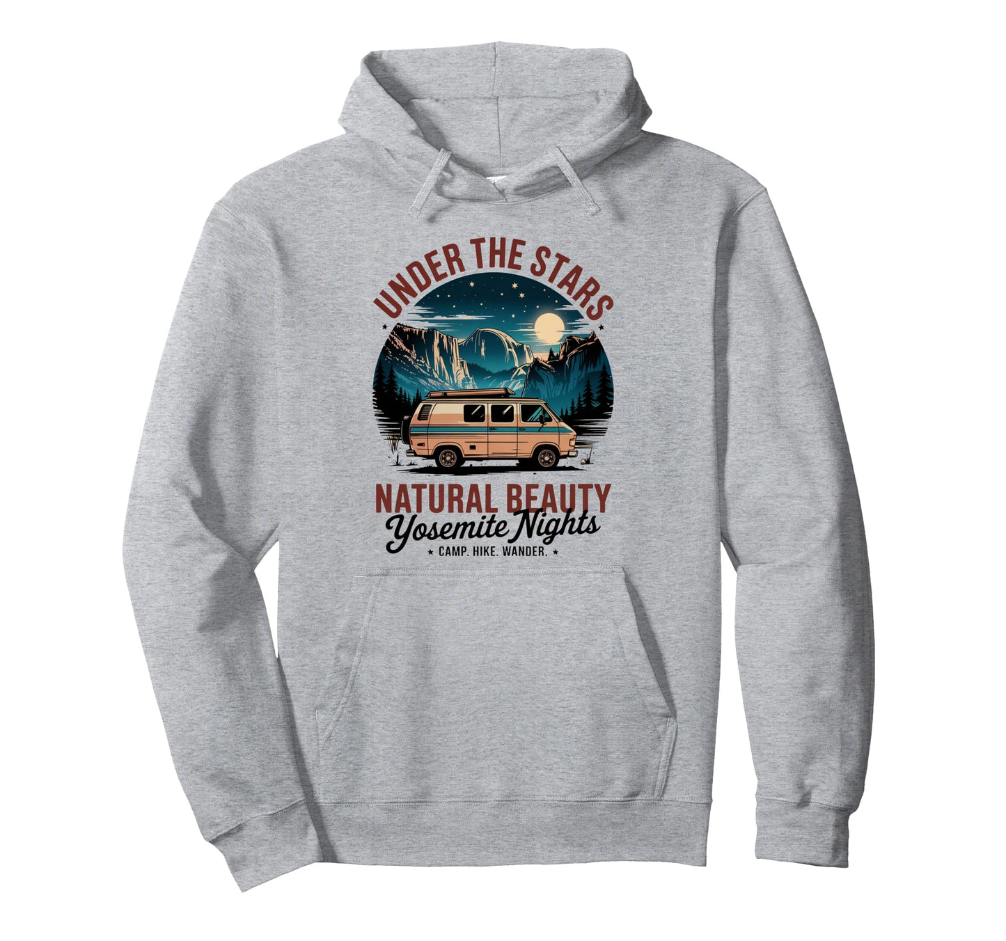 National Park Camping Yosemite Hoodie - Casual Everyday Wear Unisex - T-Shirt, Sweatshirt, Hoodie