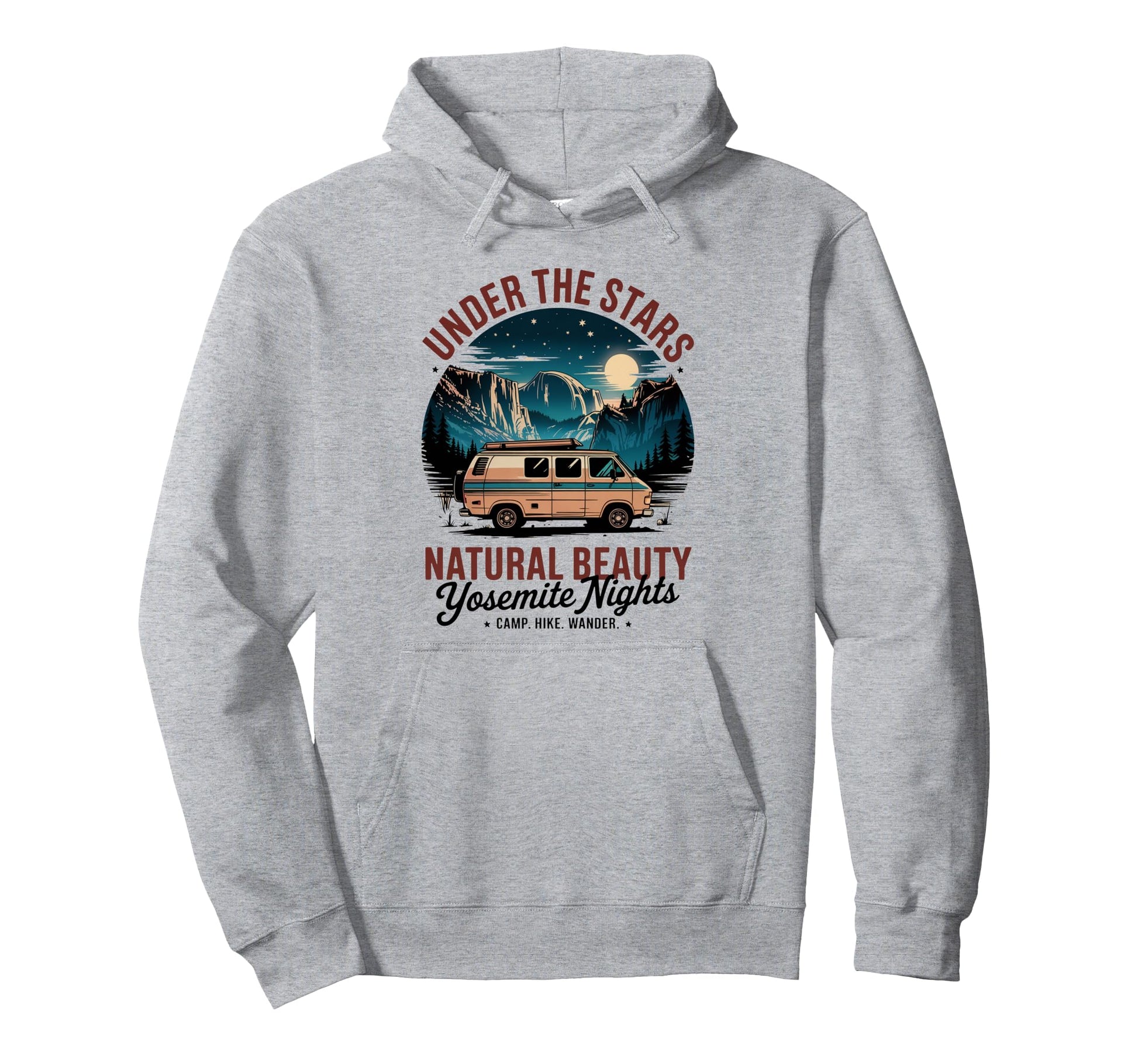 National Park Camping Yosemite Hoodie - Casual Everyday Wear Unisex - T-Shirt, Sweatshirt, Hoodie