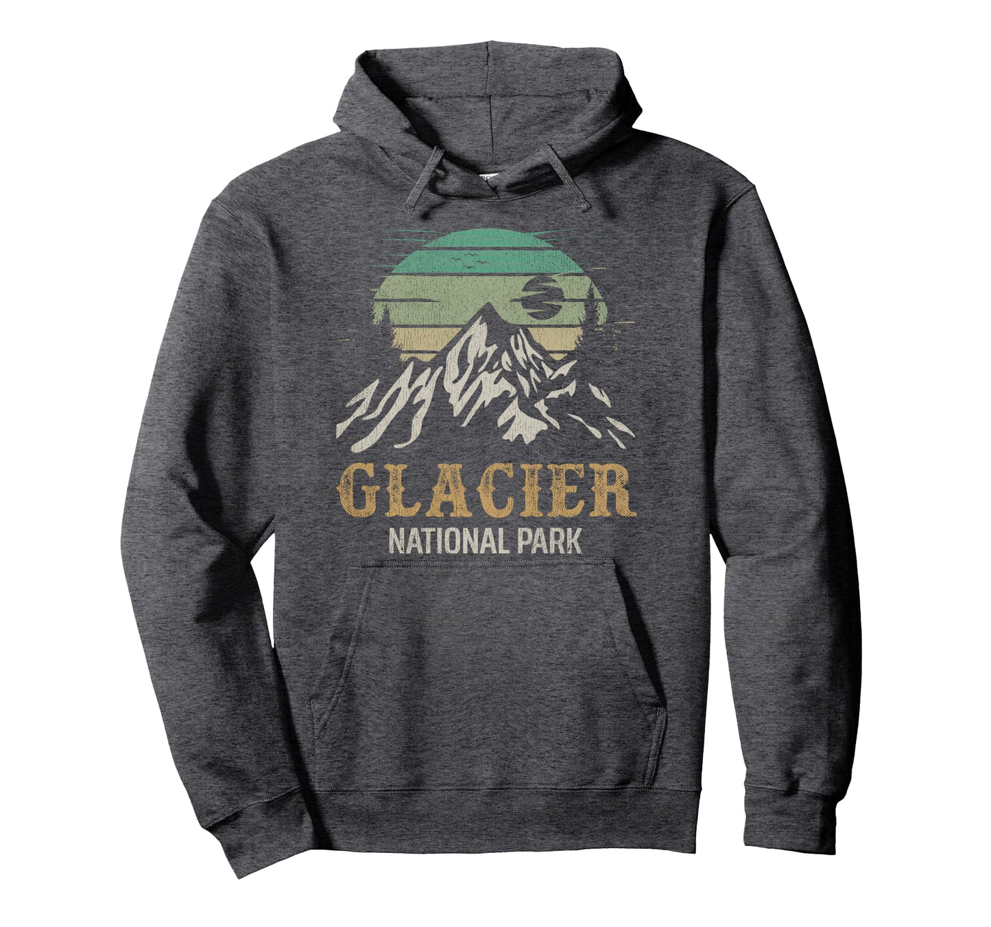 Glacier National Park Glacier Souvenirs Hoodie - Unique Graphic for Adults - T-Shirt, Sweatshirt, Hoodie