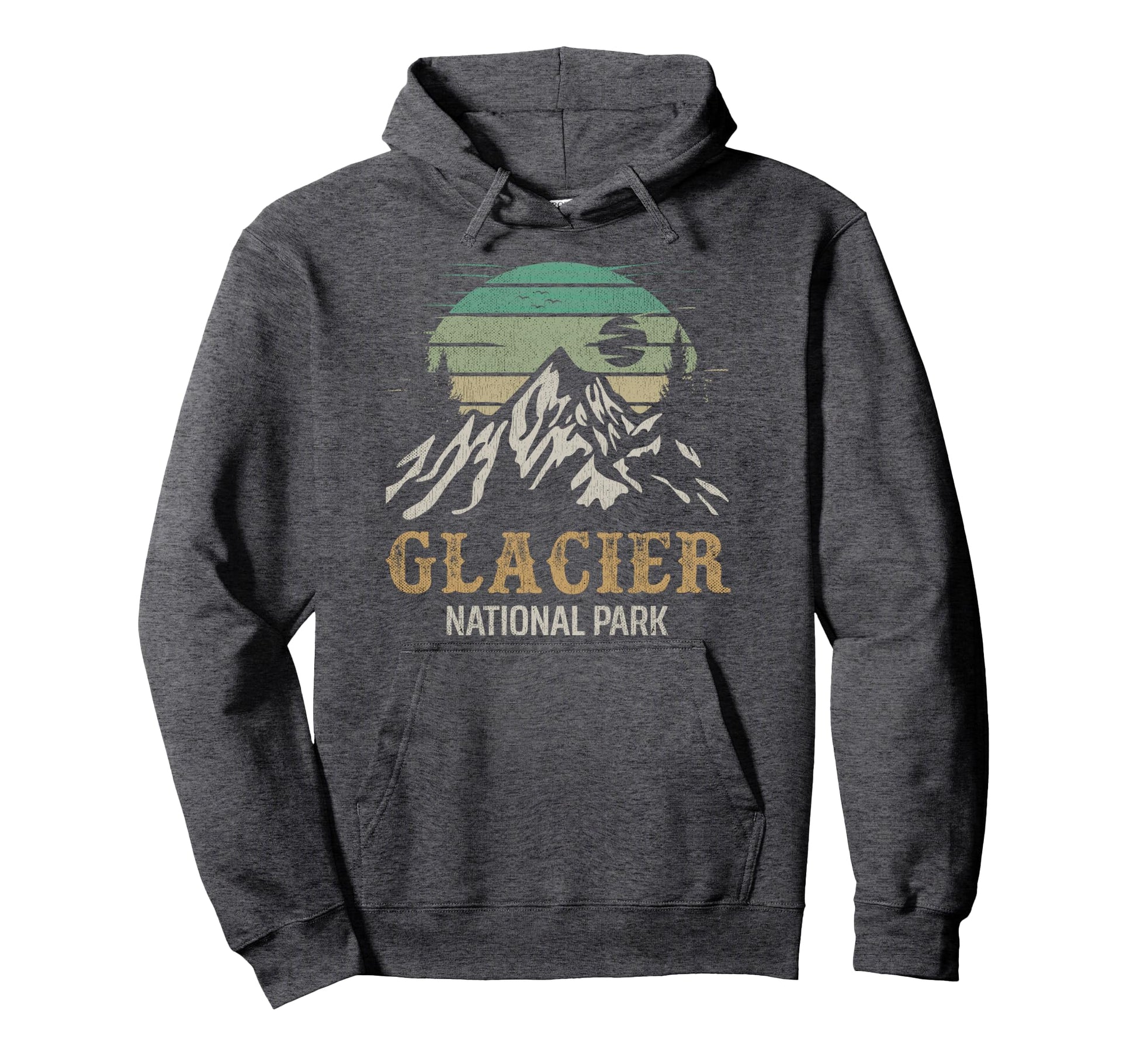 Glacier National Park Glacier Souvenirs Hoodie - Unique Graphic for Adults - T-Shirt, Sweatshirt, Hoodie