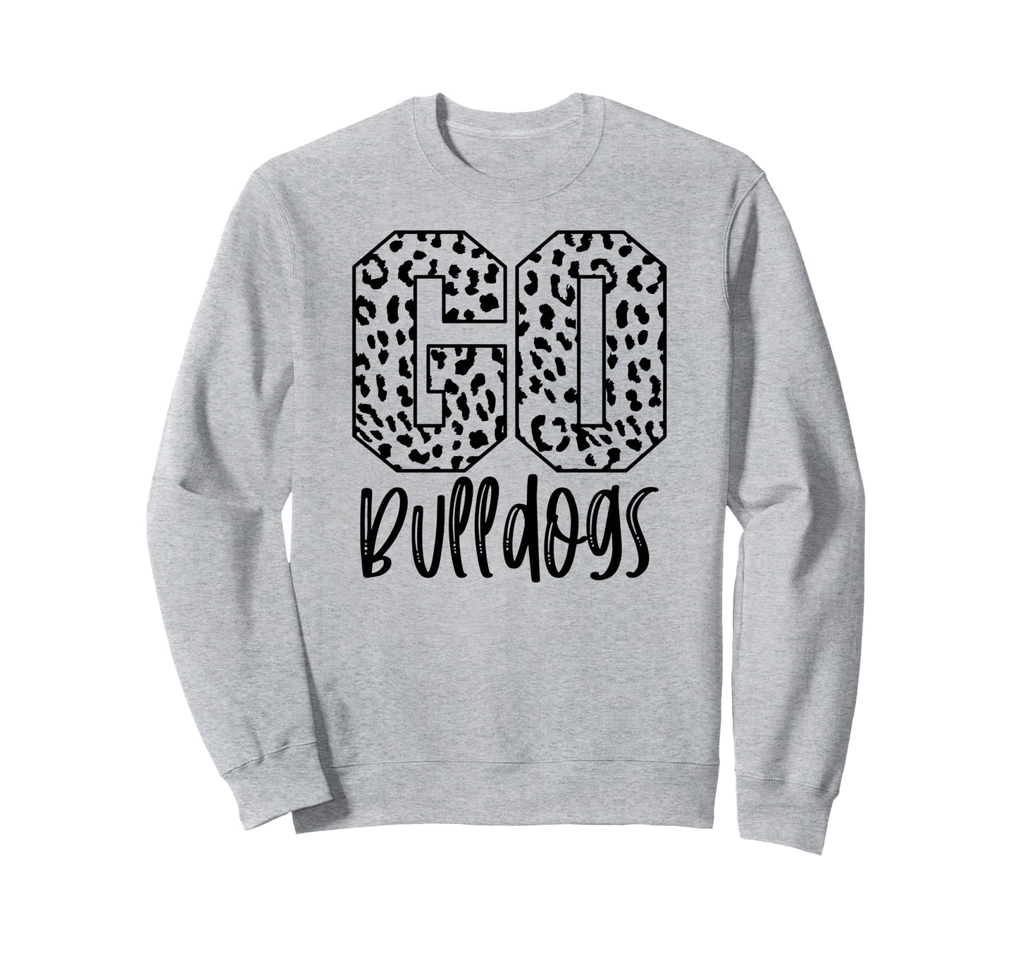 Bulldogs Team Mascot School Spirit Sweatshirt - Aesthetic Graphic Unisex - T-Shirt, Sweatshirt, Hoodie