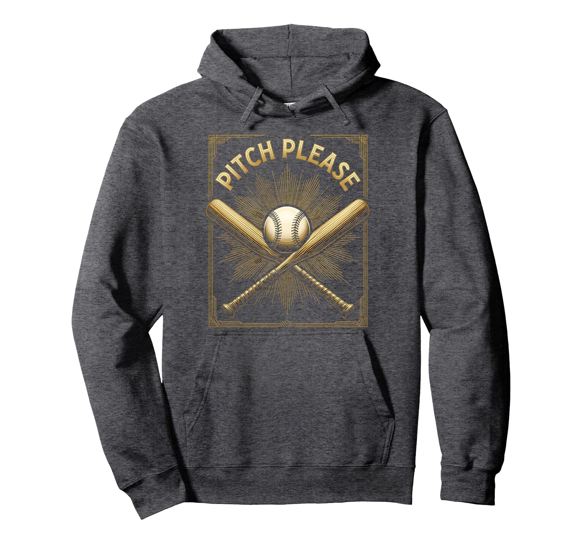 Pitch Please Funny Softball Hoodie - Novelty Apparel Unisex - T-Shirt, Sweatshirt, Hoodie