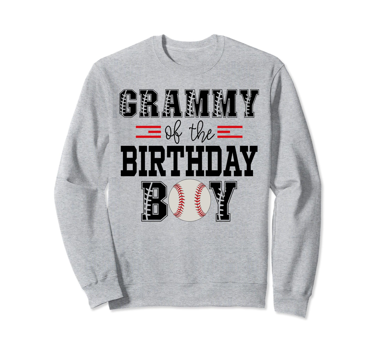 Grammy Birthday Baseball Lover Sweatshirt - Minimalist Print Men Women - T-Shirt, Sweatshirt, Hoodie