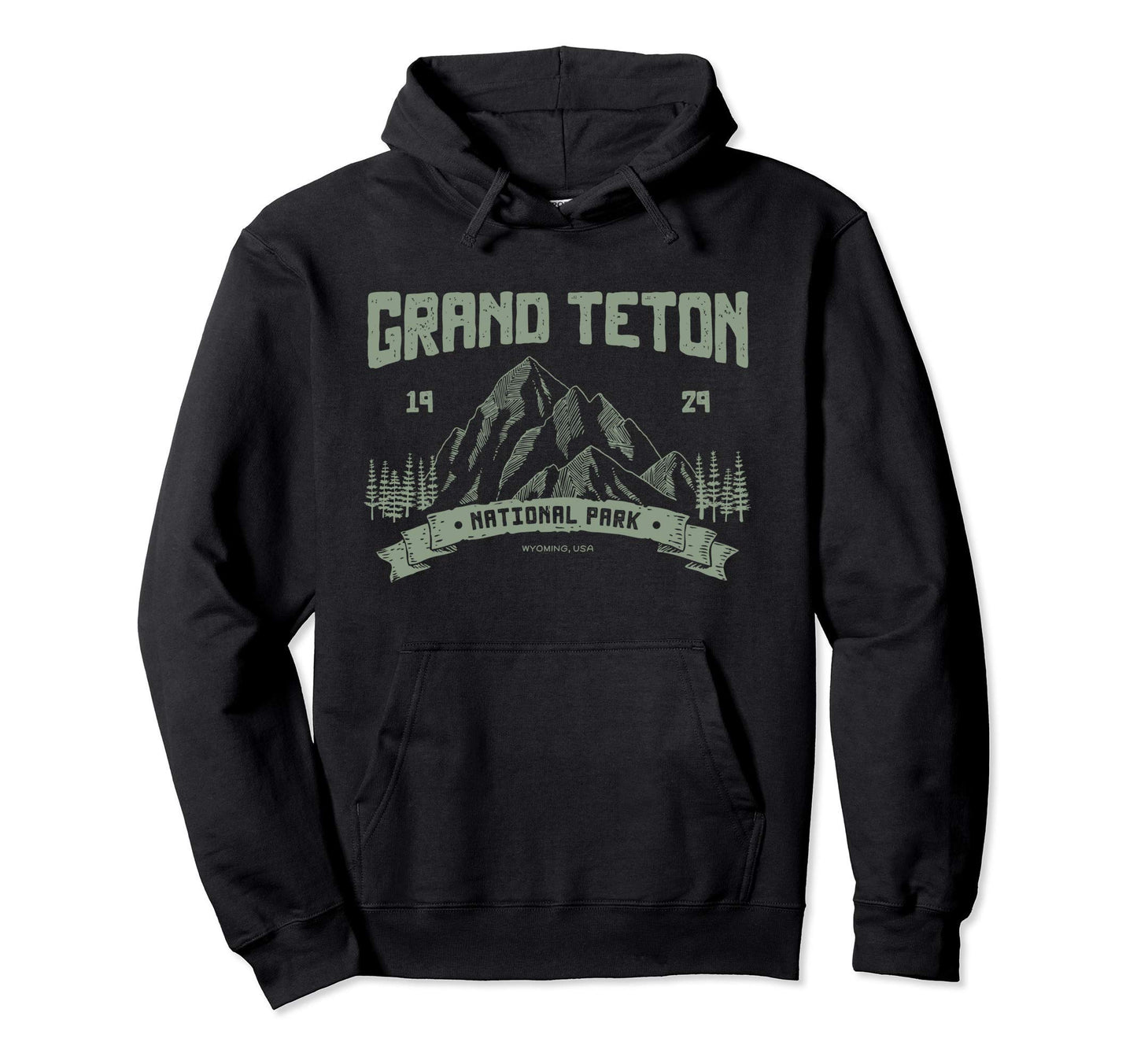 Grand Teton National Park Outdoor Hoodie - Casual Everyday Wear Unisex - T-Shirt, Sweatshirt, Hoodie
