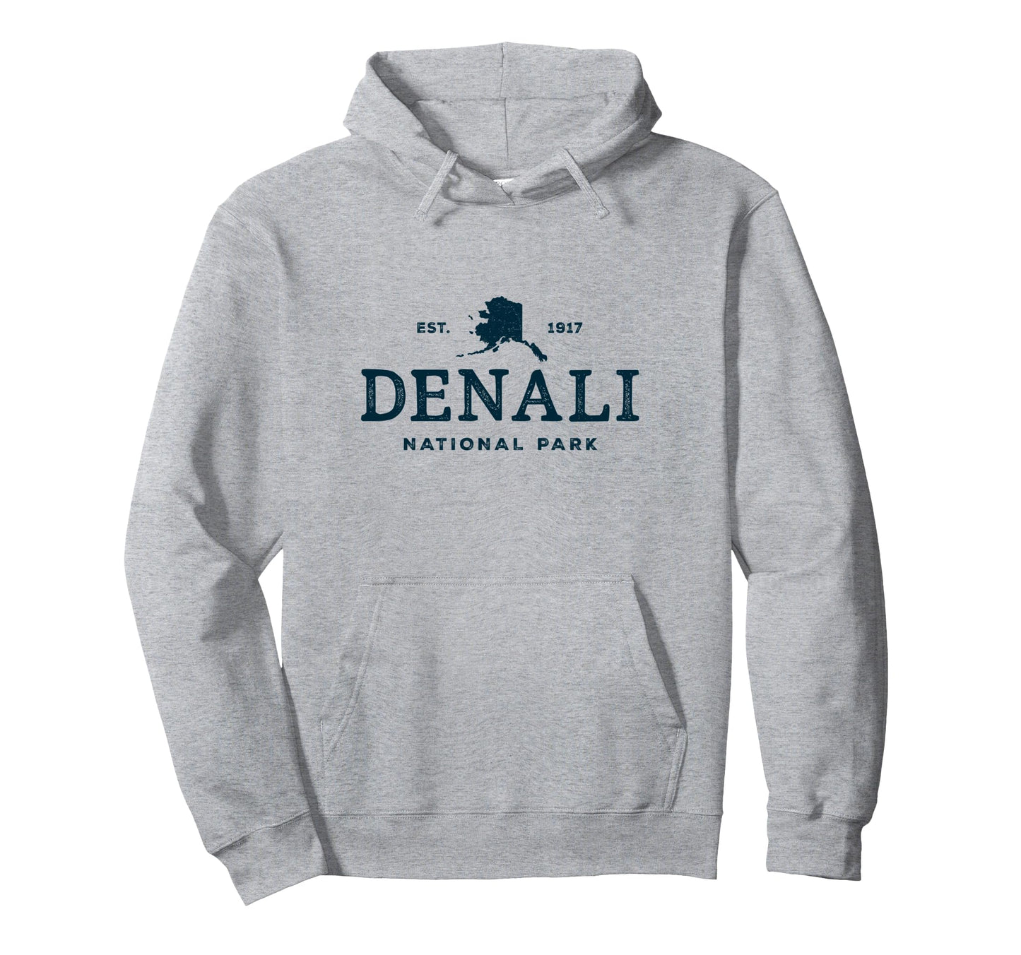 Denali National Park Alaska Vacation Hoodie - Trendy Graphic Men Women - T-Shirt, Sweatshirt, Hoodie