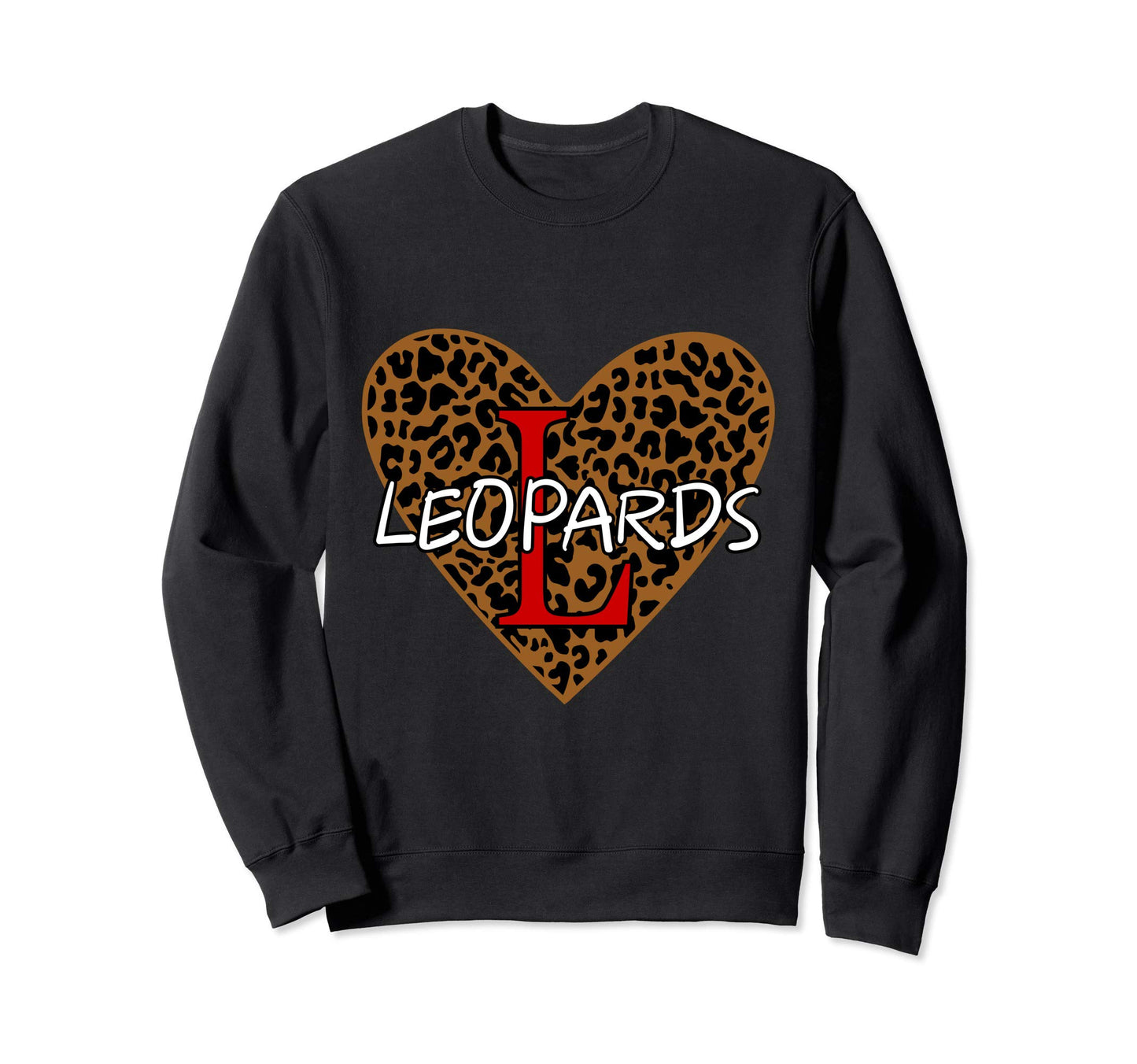 Leopards Team High School Sweatshirt - Casual Everyday Wear for Adults - T-Shirt, Sweatshirt, Hoodie