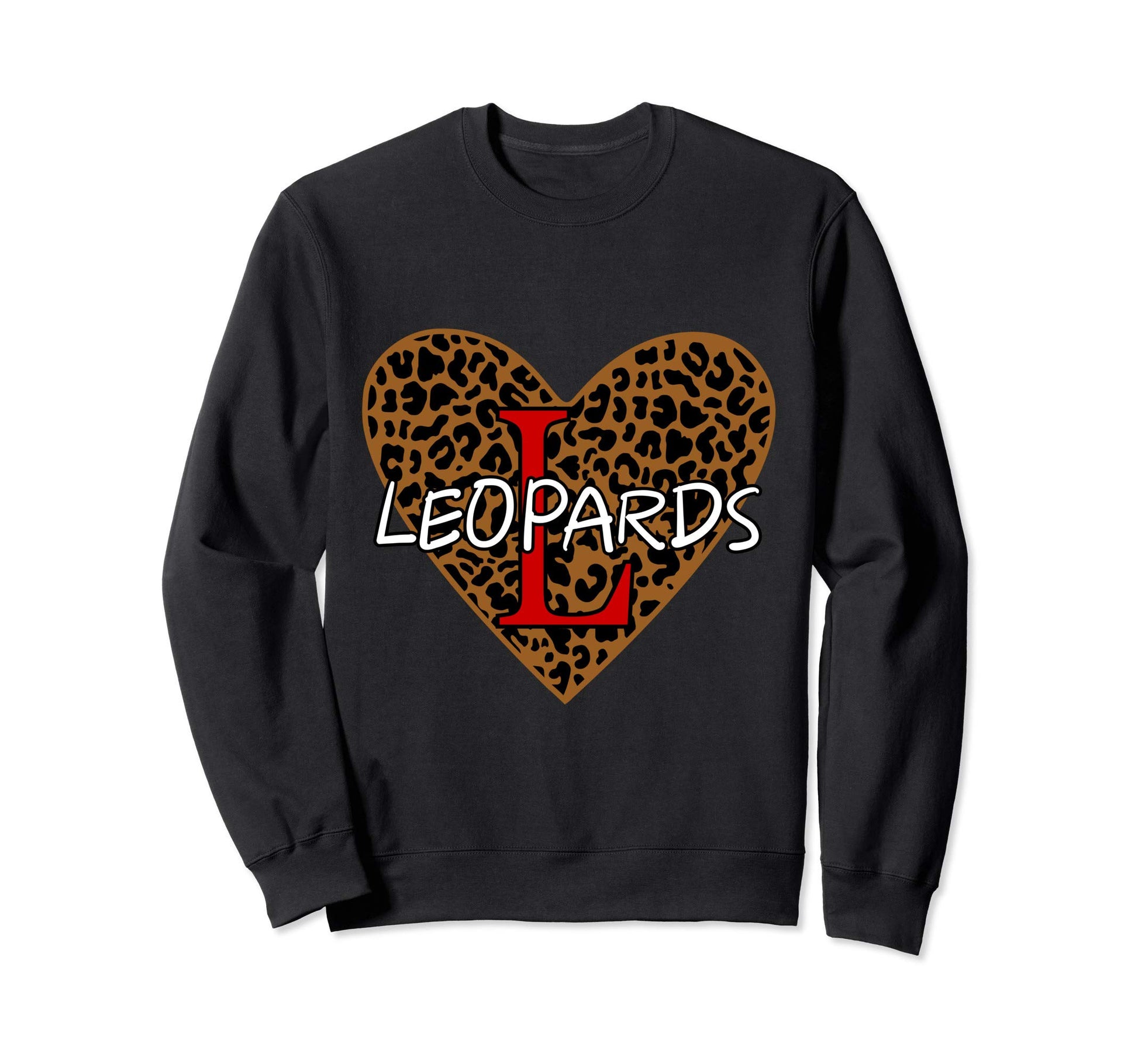 Leopards Team High School Sweatshirt - Casual Everyday Wear for Adults - T-Shirt, Sweatshirt, Hoodie