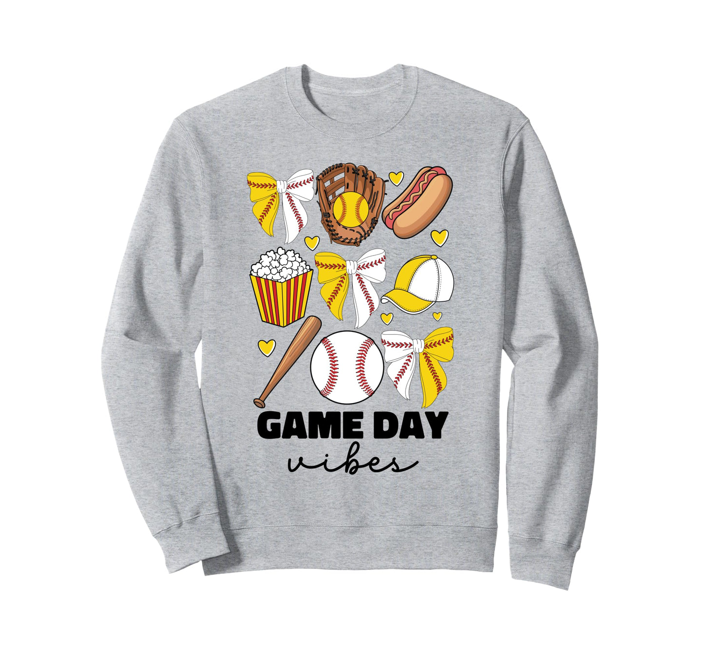 Baseball And Softball Mom Game Sweatshirt - Streetwear Style for Adults - T-Shirt, Sweatshirt, Hoodie