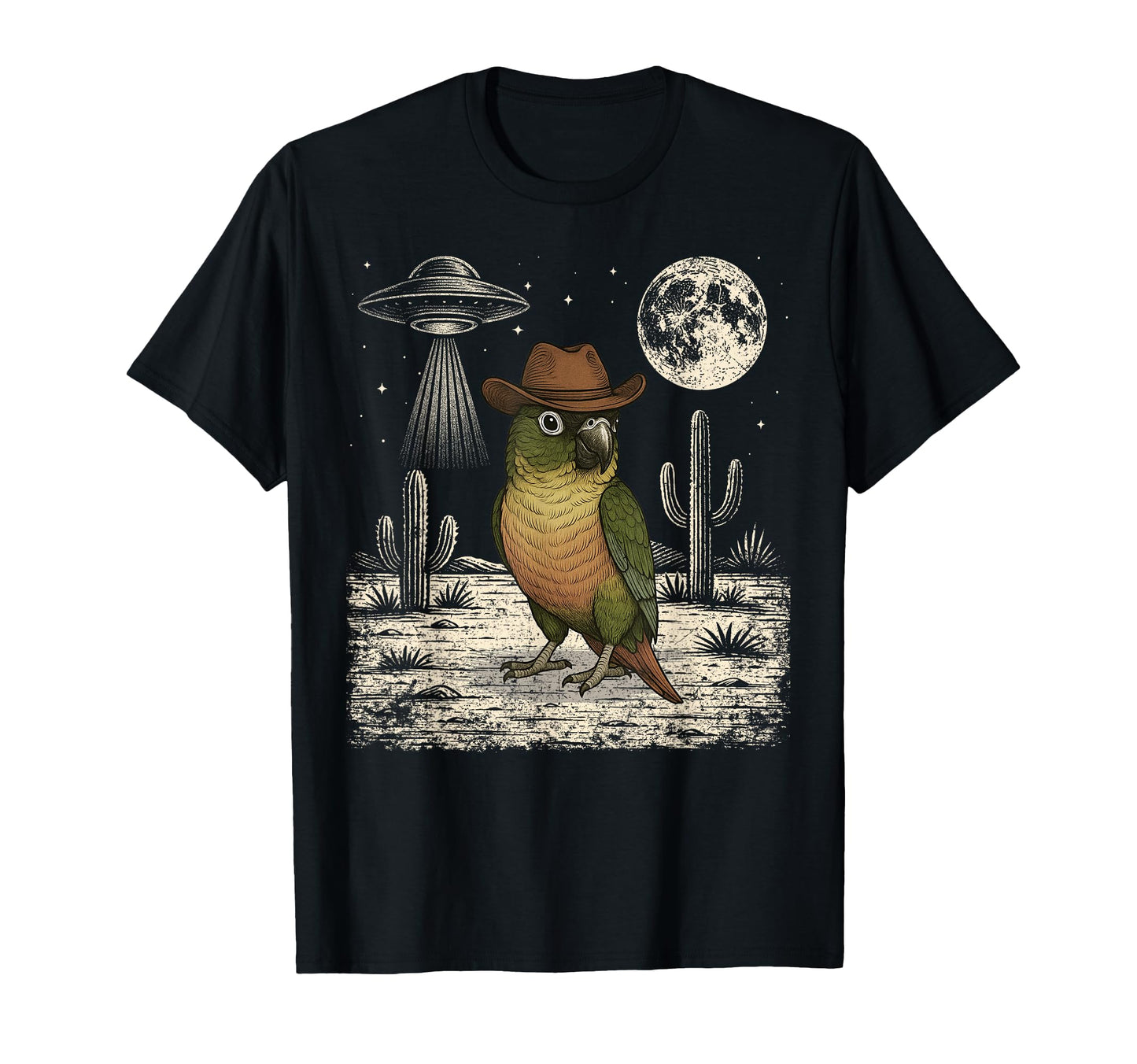 Funny Green Cheek Conure Parrot T-Shirt - Streetwear Style for Adults - T-Shirt, Sweatshirt, Hoodie
