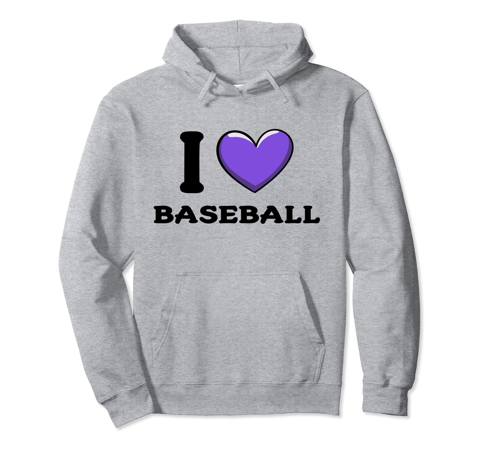 I Love Baseball Hoodie - Unique Graphic Unisex - T-Shirt, Sweatshirt, Hoodie