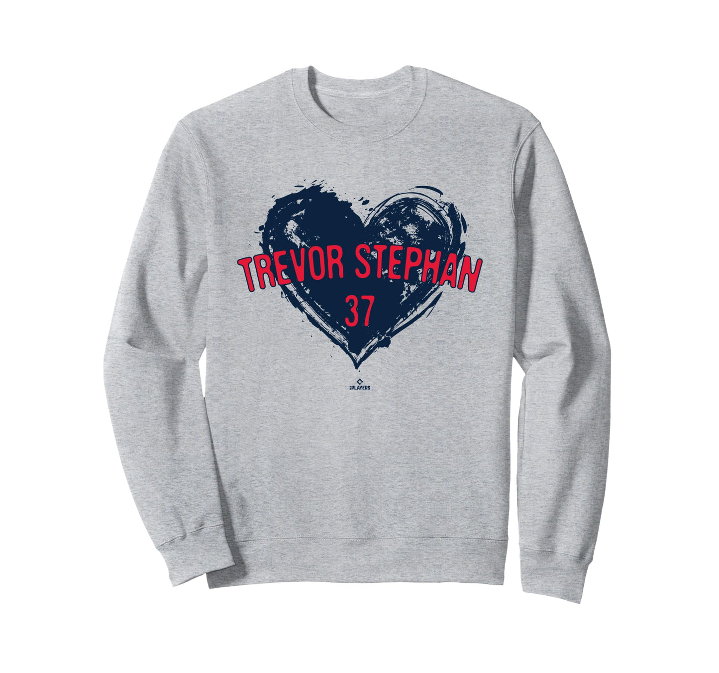 Distressed Heart Trevor Stephan Sweatshirt - Minimalist Print for Adults - T-Shirt, Sweatshirt, Hoodie