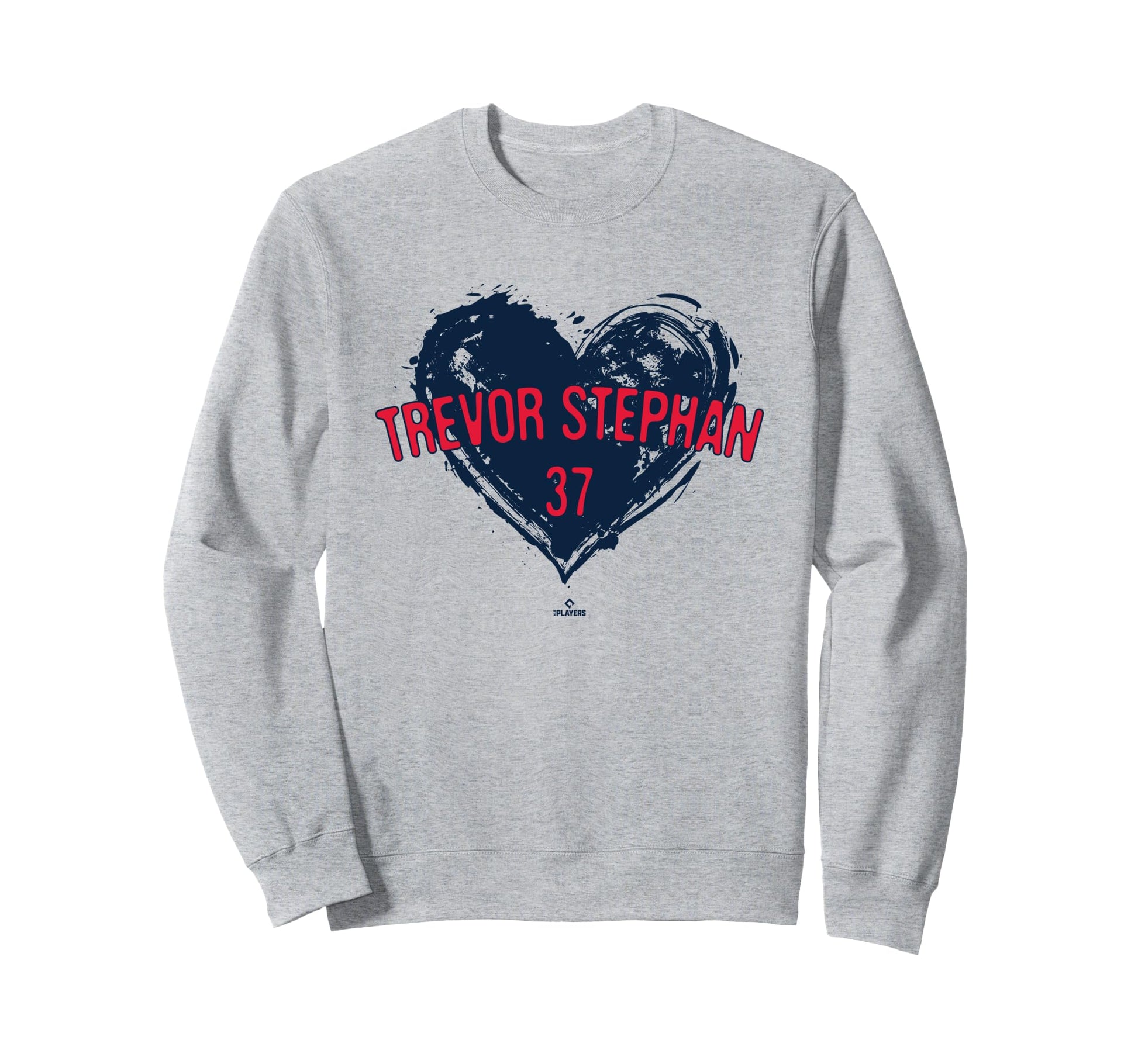 Distressed Heart Trevor Stephan Sweatshirt - Minimalist Print for Adults - T-Shirt, Sweatshirt, Hoodie