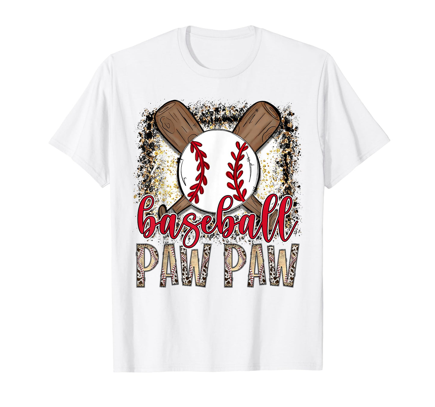 Baseball Paw Paw Leopard Proud Ball T-Shirt - Custom Art Print Men Women - T-Shirt, Sweatshirt, Hoodie