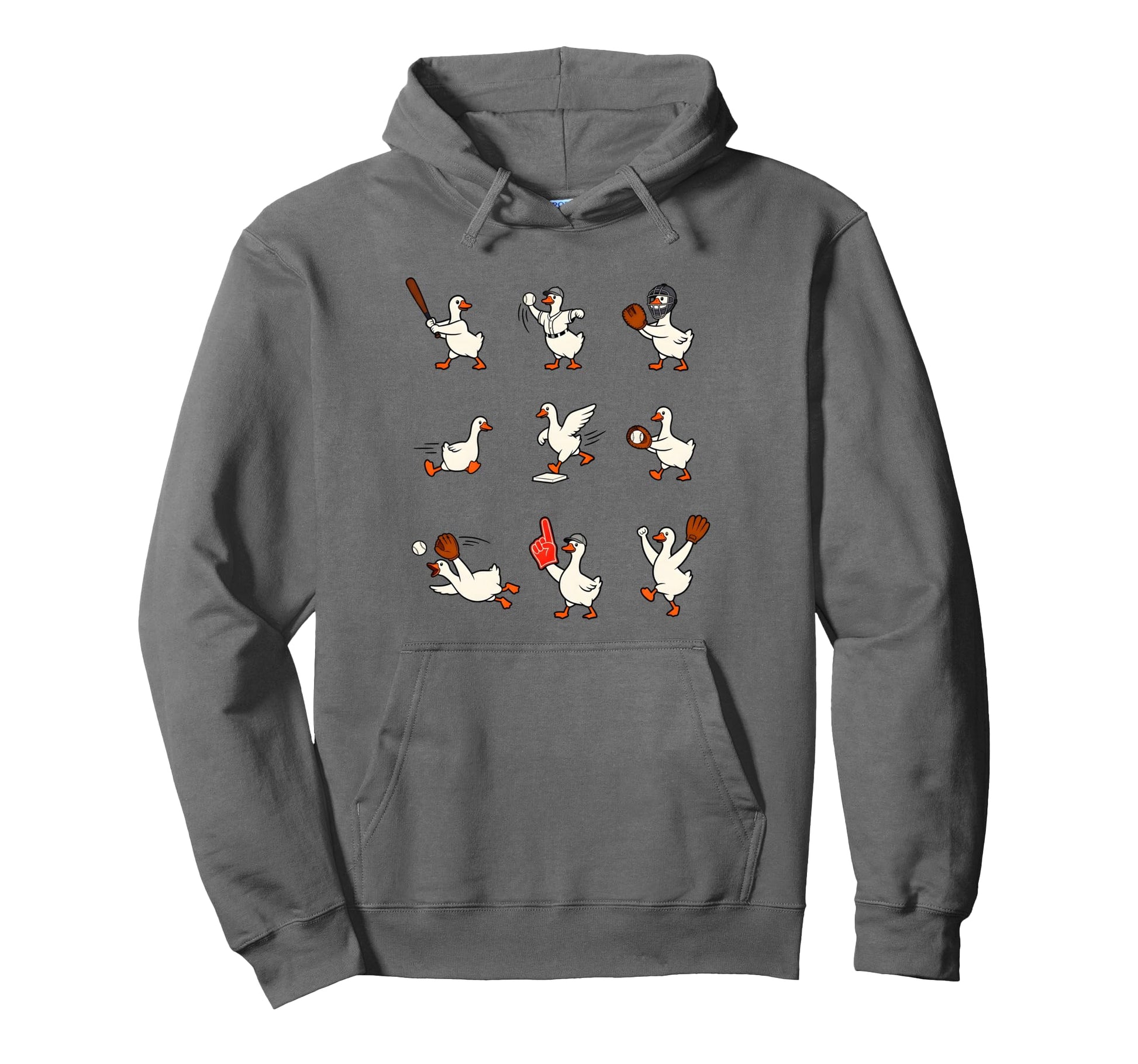 Funny Baseball Goose Lover Baseball Hoodie - Aesthetic Graphic for Adults - T-Shirt, Sweatshirt, Hoodie