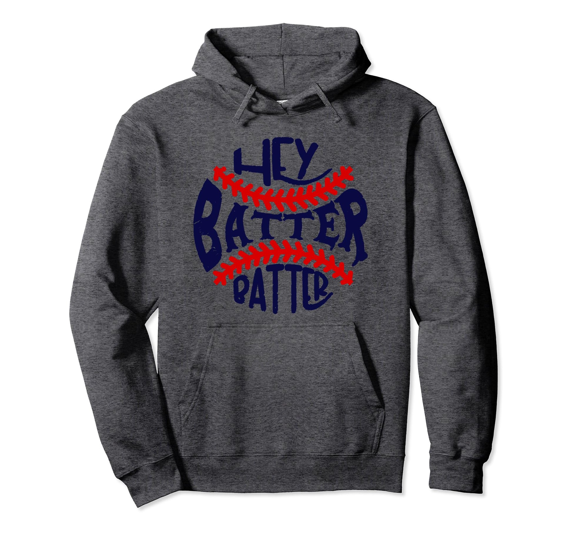 Hey Batter Batter Swing Baseball Game Hoodie - Aesthetic Graphic Unisex - T-Shirt, Sweatshirt, Hoodie