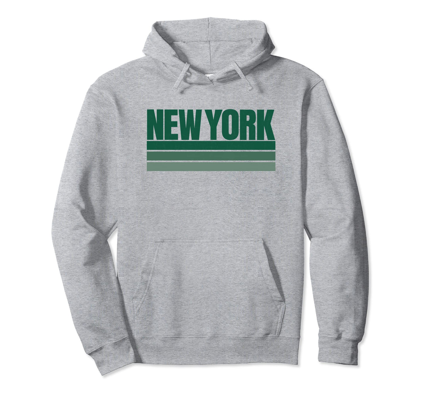 New York Ny Green Dark Green Hoodie - Casual Everyday Wear Men Women - T-Shirt, Sweatshirt, Hoodie