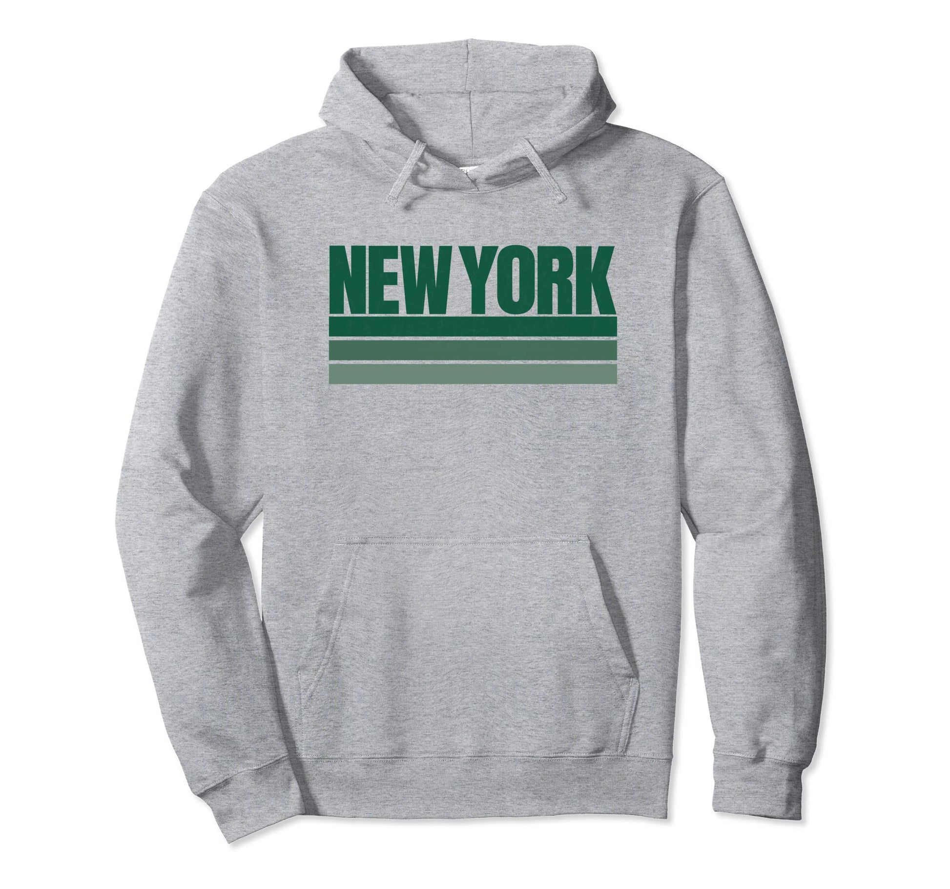 New York Ny Green Dark Green Hoodie - Casual Everyday Wear Men Women - T-Shirt, Sweatshirt, Hoodie