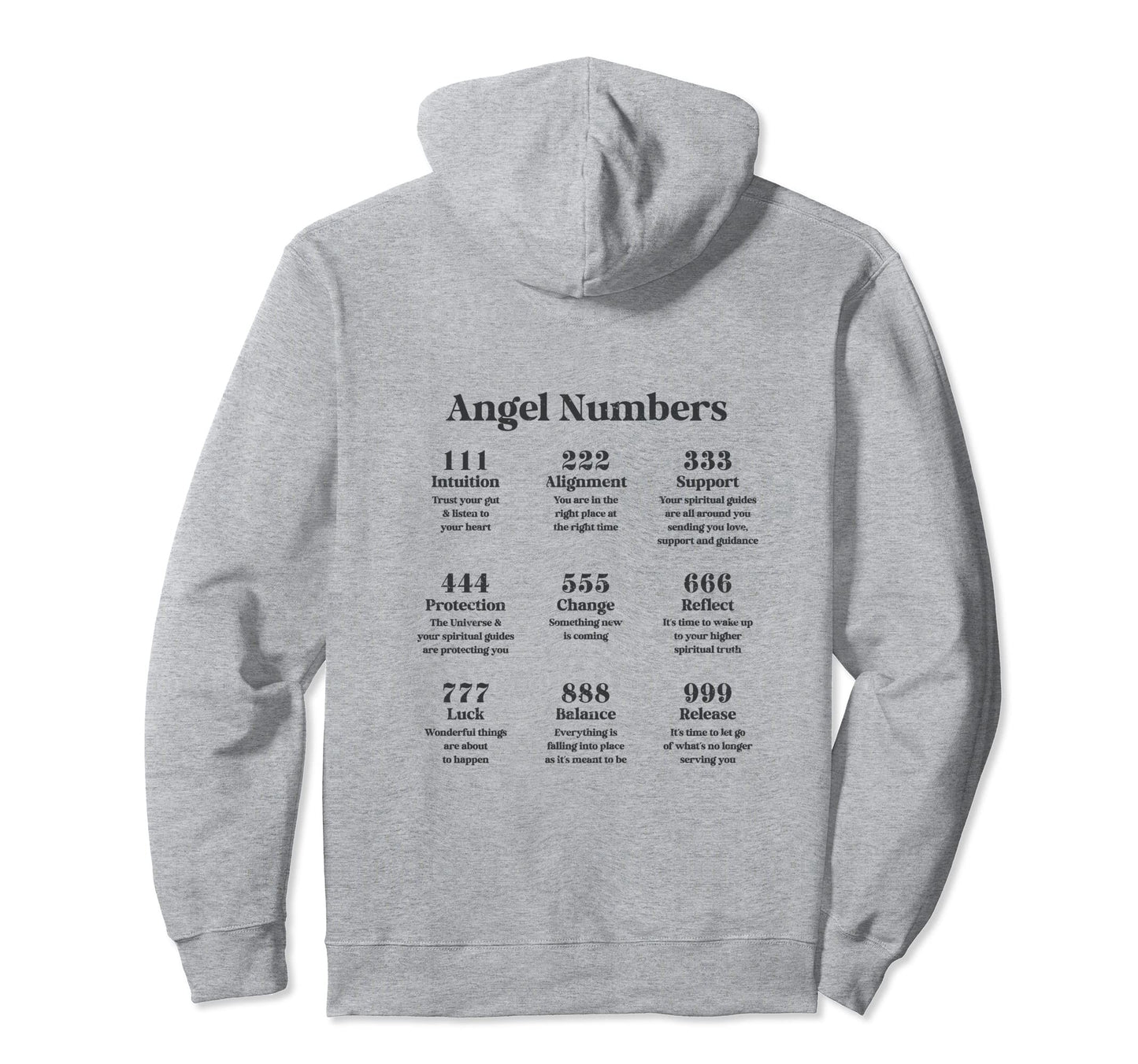 Angel Numbers Angel Energy Y2K Hoodie - Casual Everyday Wear Unisex - T-Shirt, Sweatshirt, Hoodie