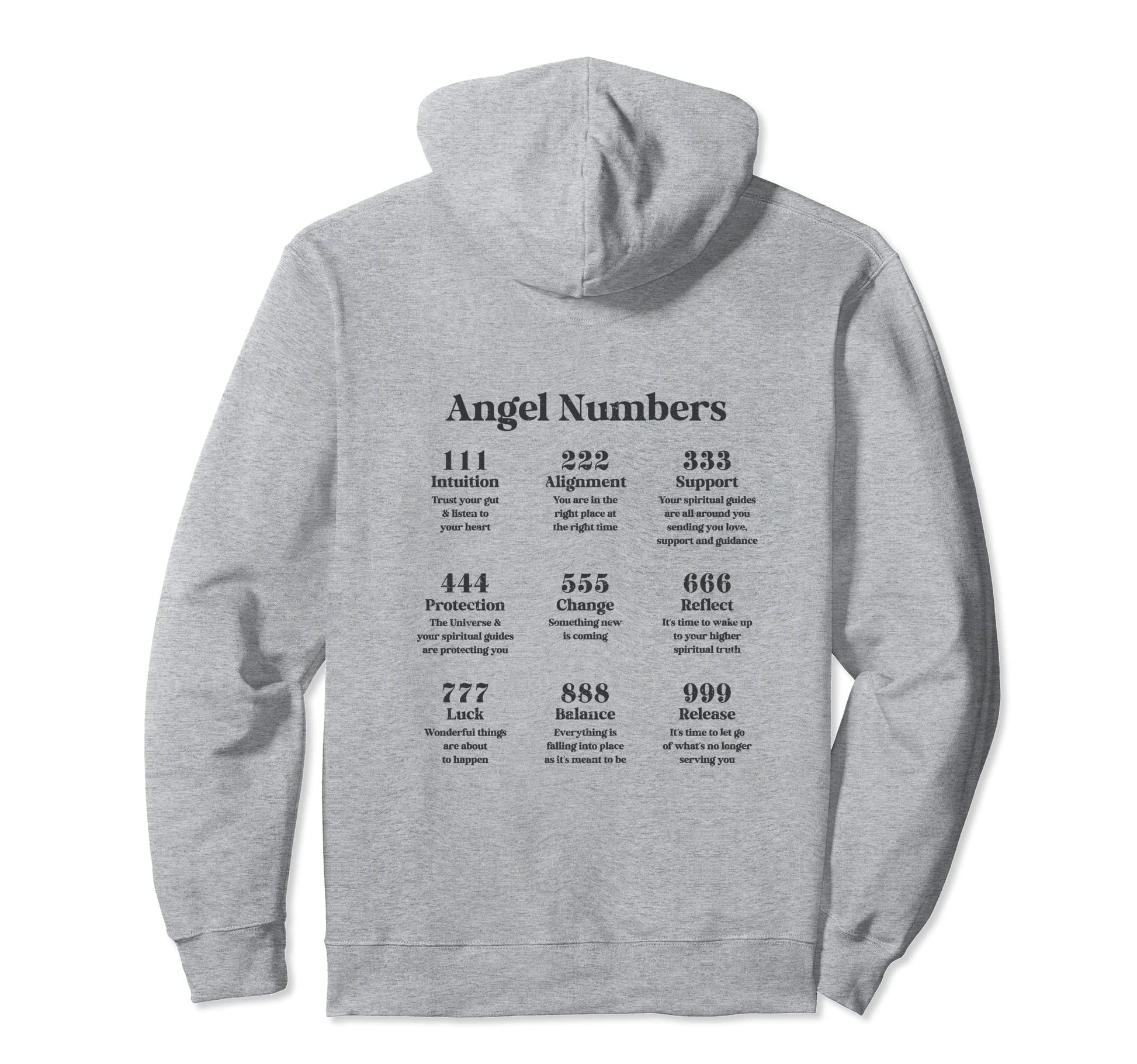 Angel Numbers Angel Energy Y2K Hoodie - Casual Everyday Wear Unisex - T-Shirt, Sweatshirt, Hoodie