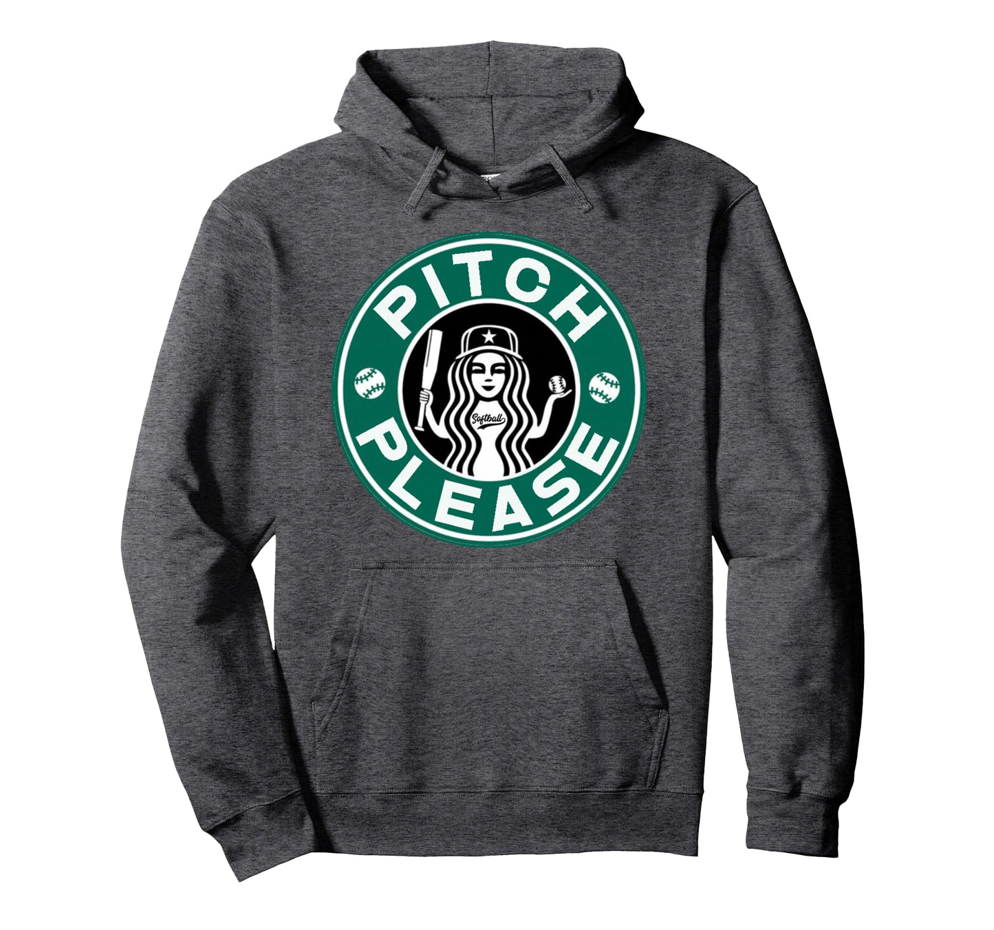 Softball Funny Pitch Please Funny Hoodie - Casual Everyday Wear for Adults - T-Shirt, Sweatshirt, Hoodie