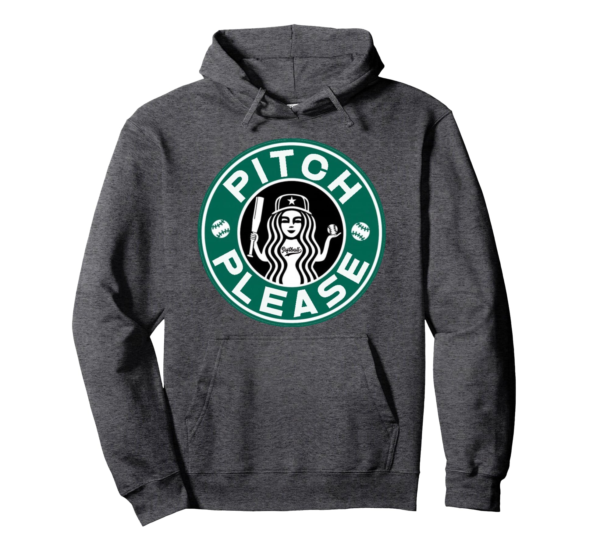 Softball Funny Pitch Please Funny Hoodie - Casual Everyday Wear for Adults - T-Shirt, Sweatshirt, Hoodie