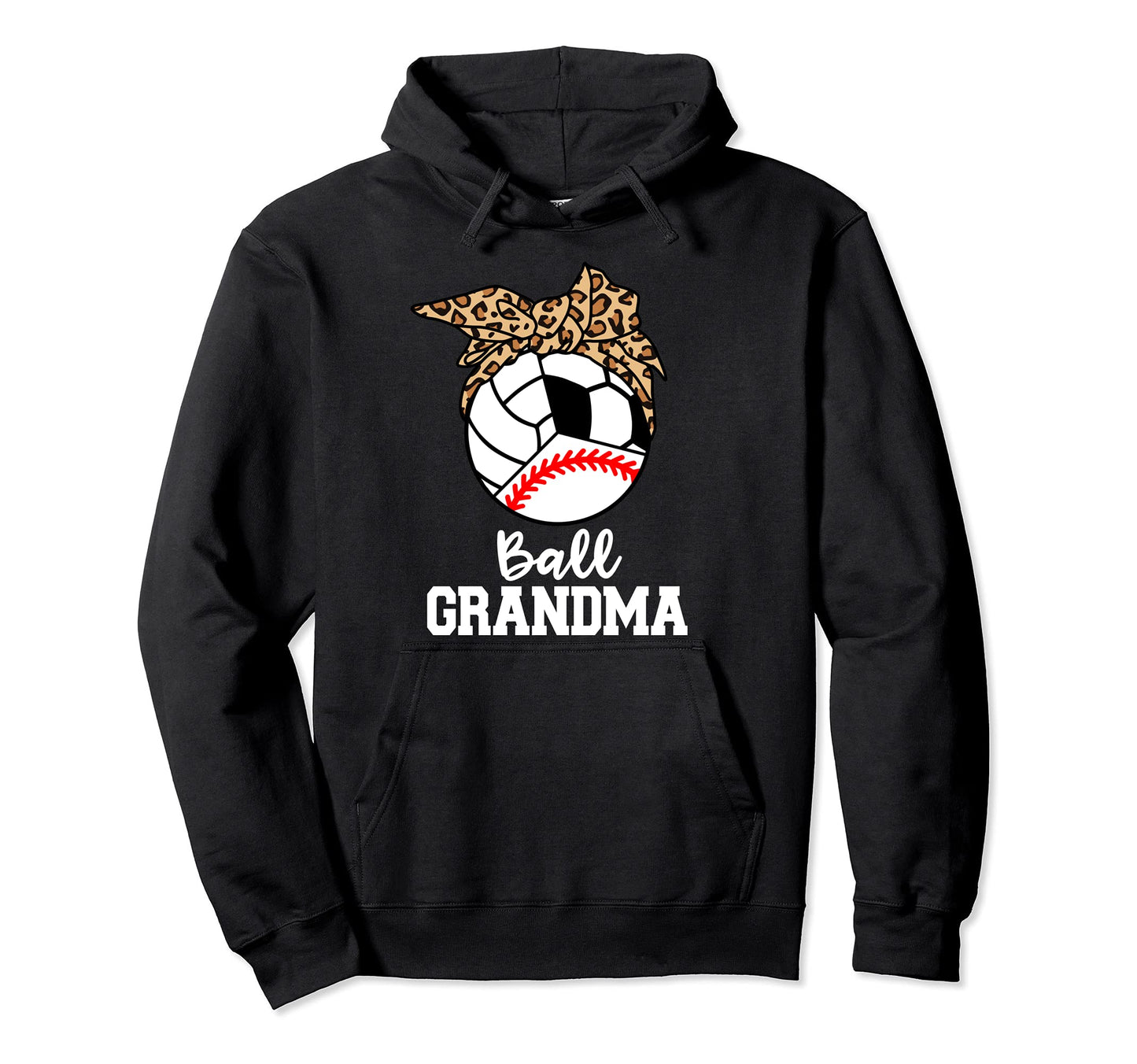 Ball Grandma Baseball Volleyball Hoodie - Streetwear Style for Adults - T-Shirt, Sweatshirt, Hoodie