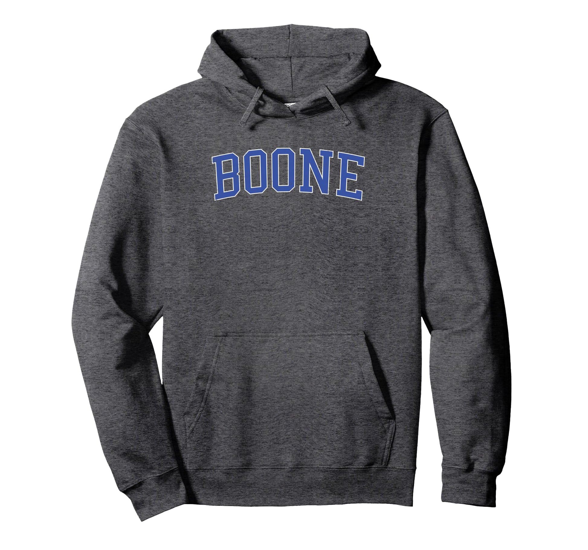 Boone Ia Distressed Blue Varsity Hoodie - Graphic Print for Adults - T-Shirt, Sweatshirt, Hoodie